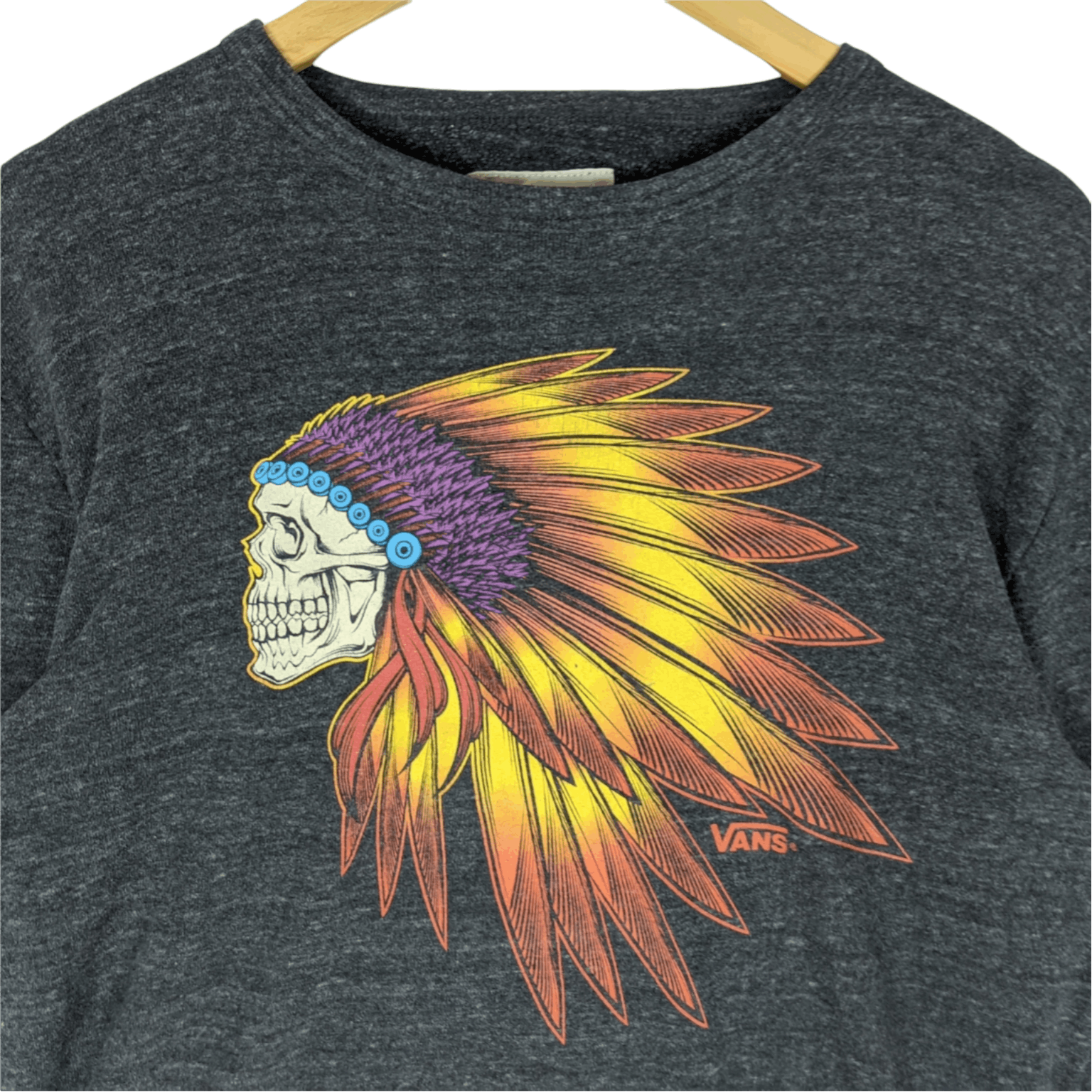 Vans VANS Skateboard Red Indian Skeleton Jumper Sweatshirt Size US L / EU 52-54 / 3 - 4 Thumbnail
