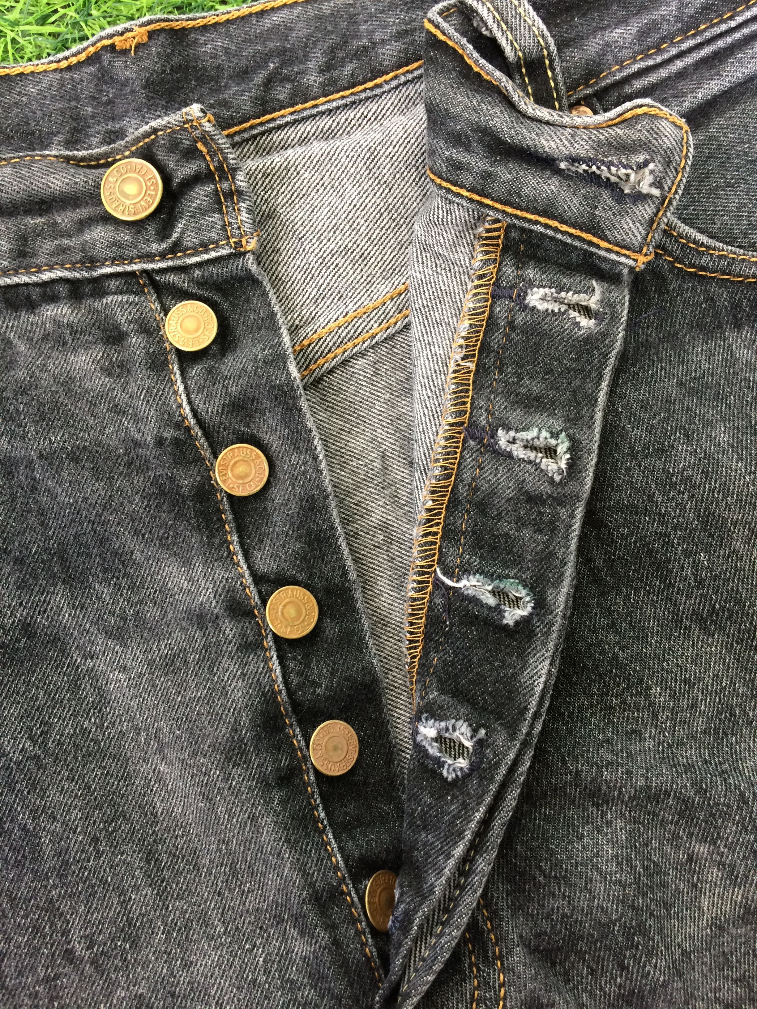 Levi's × Vintage Vintage Distressed Levis 501xx Jeans #B-081 Size US 37 - 3 Thumbnail