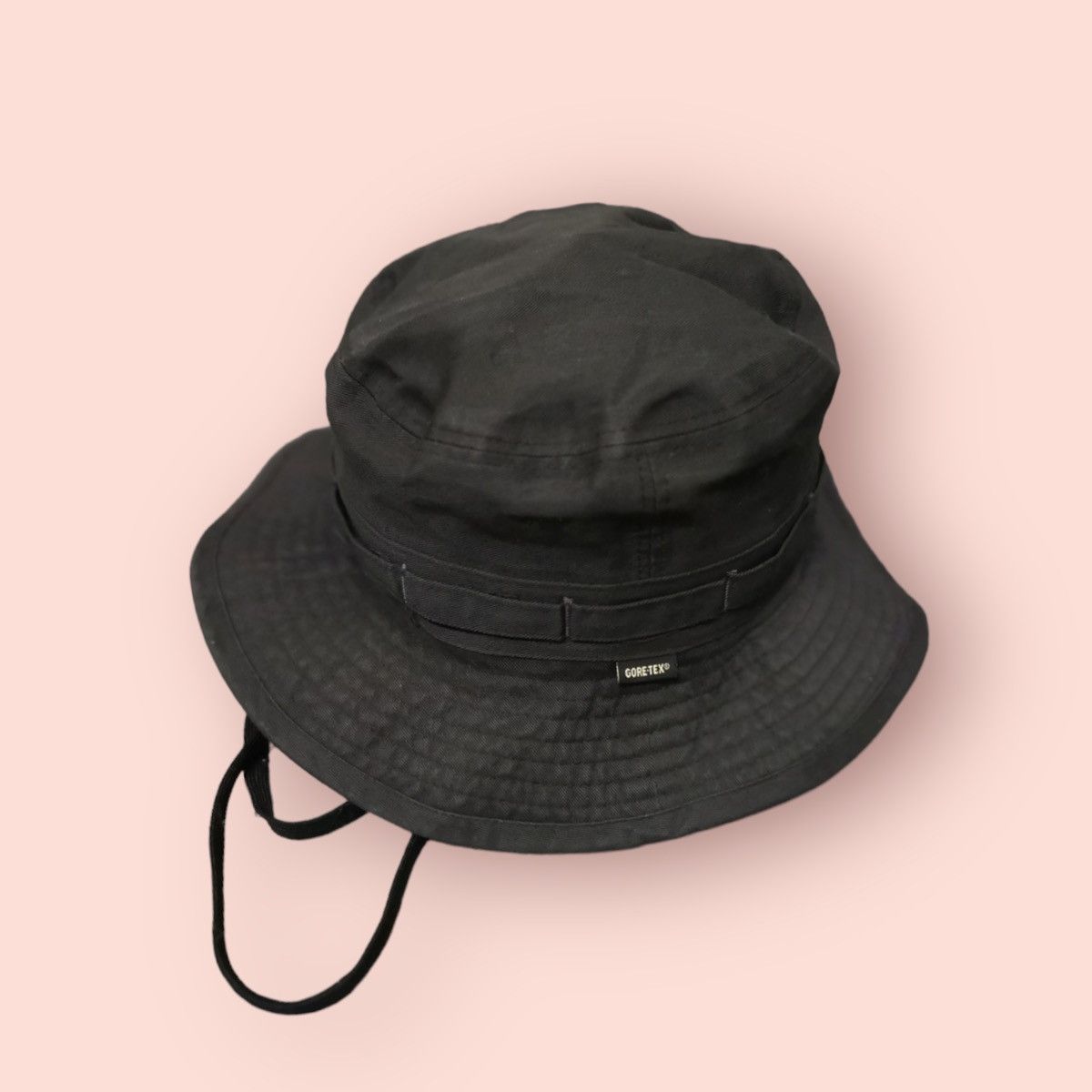 image of Vintage Ca4La Gore-Tex Jungle Hat Japan in Faded Black, Men's