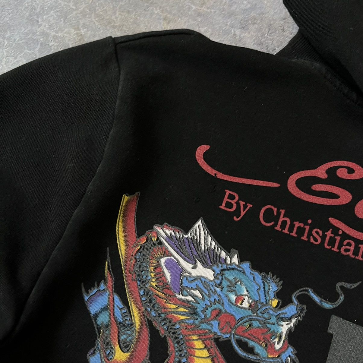 Christian Audigier × Ed Hardy VINTAGE Y2K ED HARDY BY CHRISTIAN AUDIGIER LOVE ZIP HOODIE Size S / US 4 / IT 40 - 10 Thumbnail