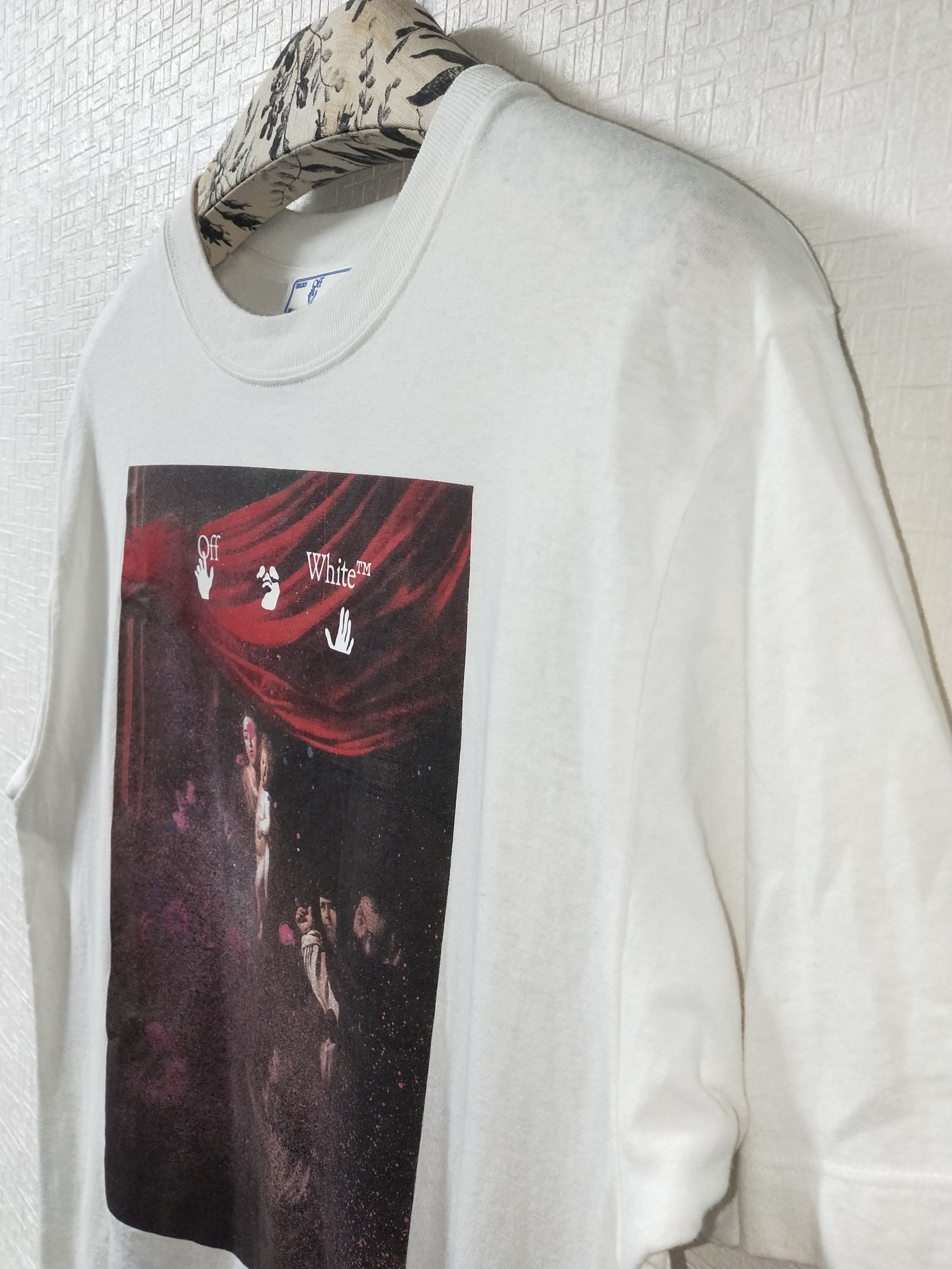 Off-White Sprayed Caravaggio Tee Size US M / EU 48-50 / 2 - 3 Thumbnail
