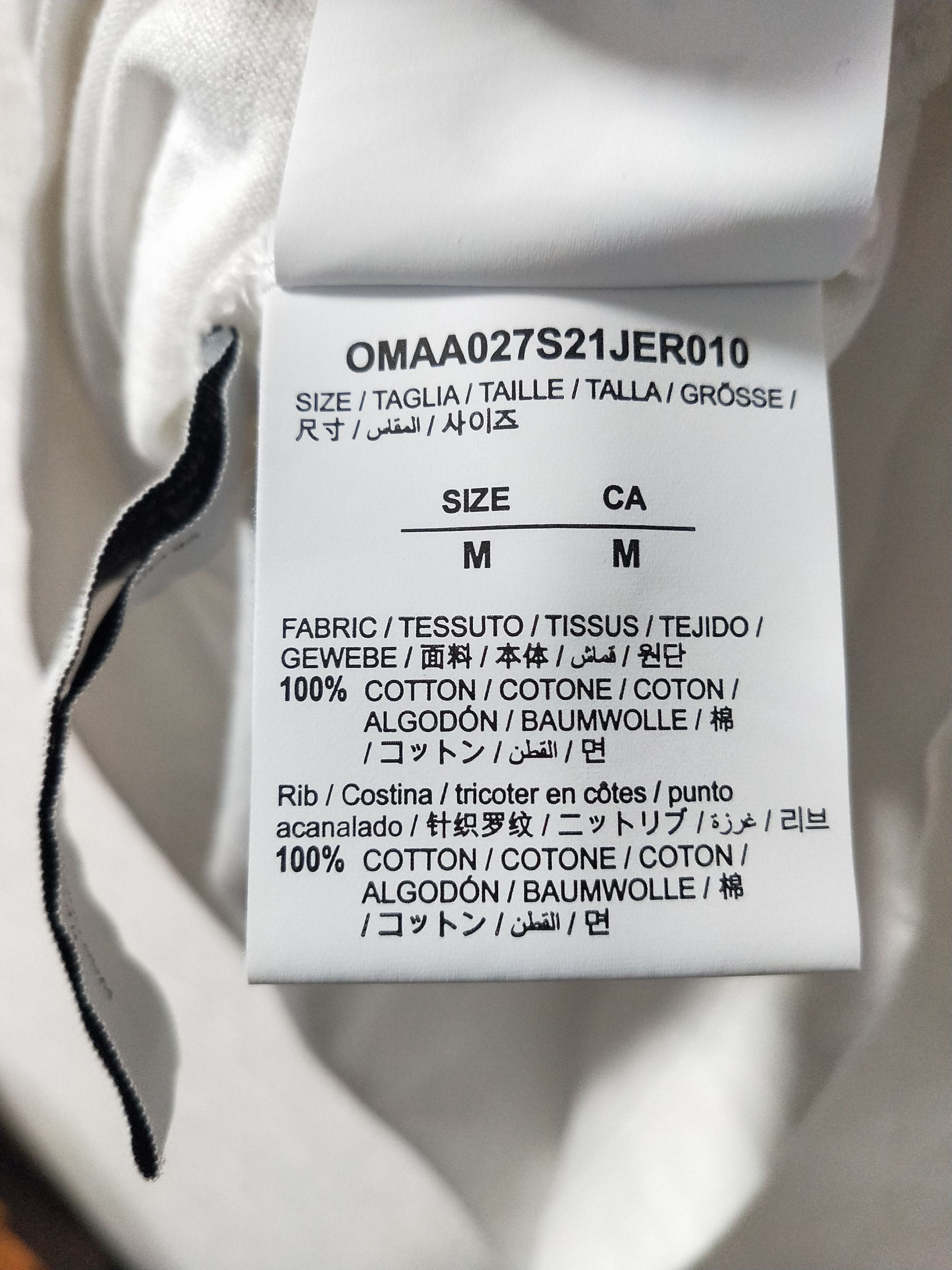 Off-White Sprayed Caravaggio Tee Size US M / EU 48-50 / 2 - 6 Thumbnail