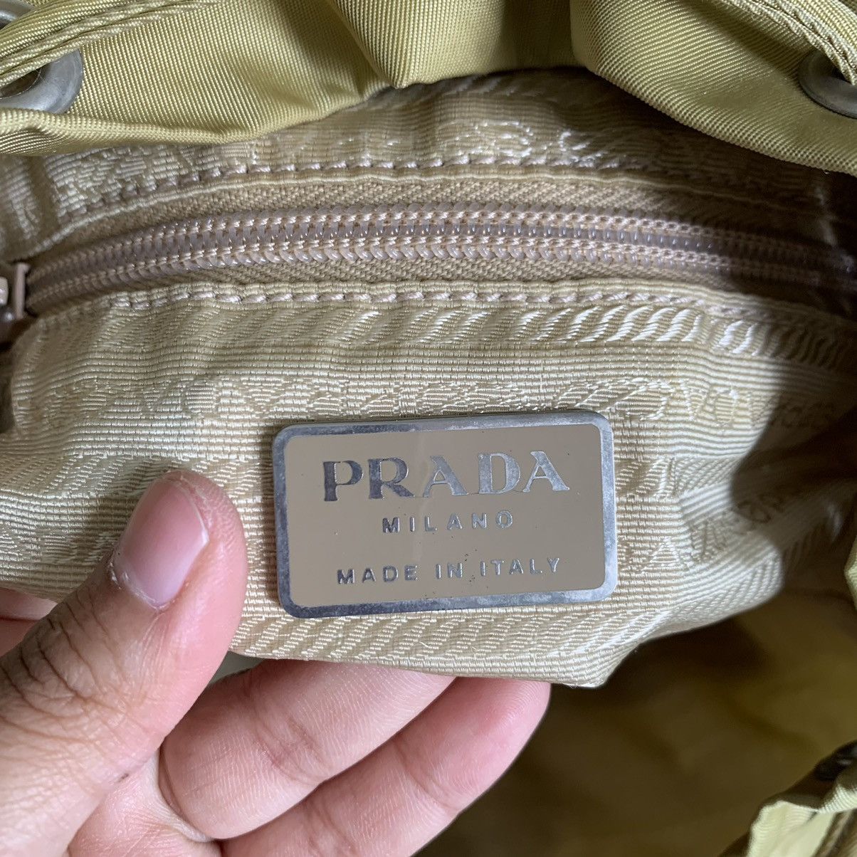 Prada × Vintage Vintage Prada Camel Small Backpack With Authentic Card Size ONE SIZE - 5 Thumbnail