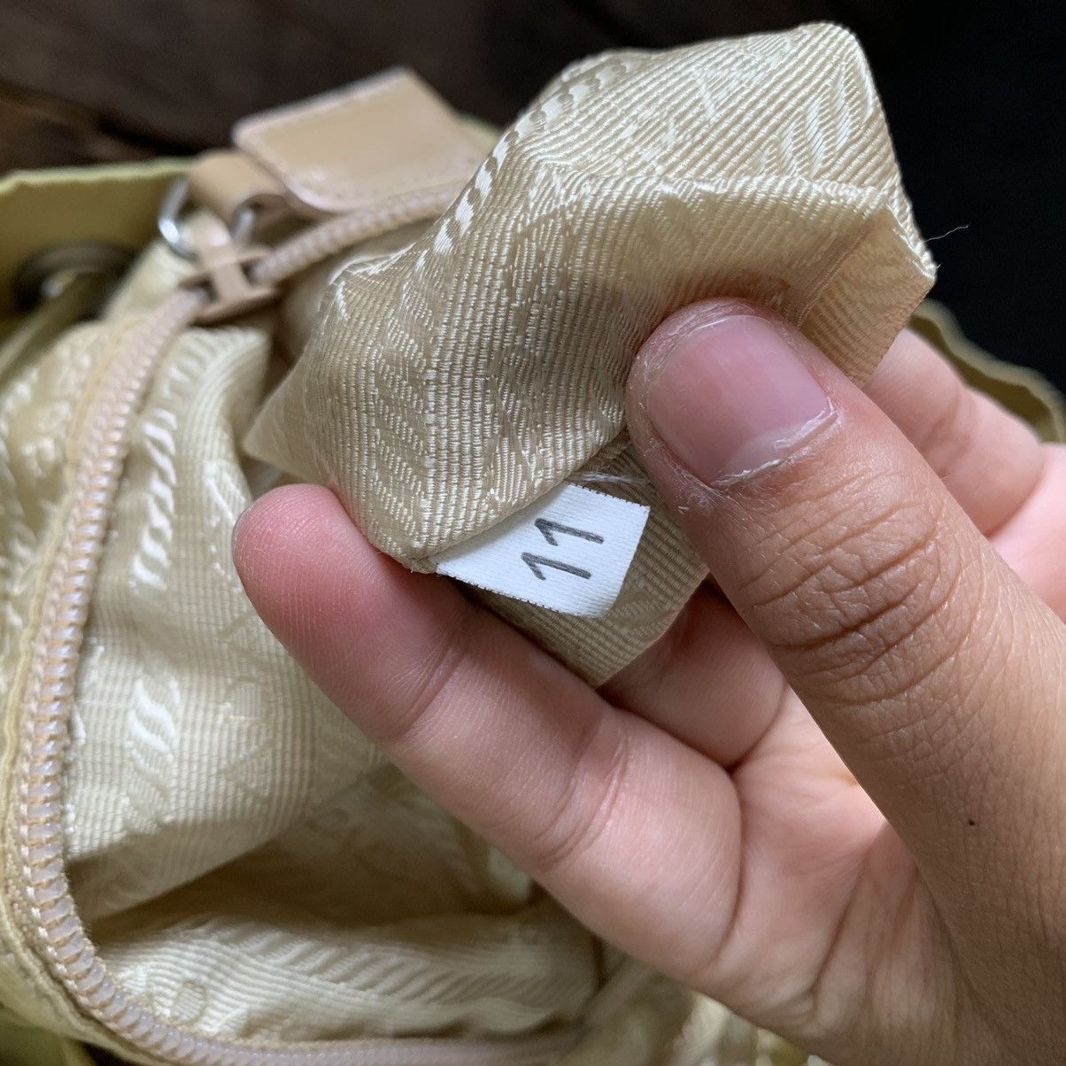 Prada × Vintage Vintage Prada Camel Small Backpack With Authentic Card Size ONE SIZE - 6 Thumbnail