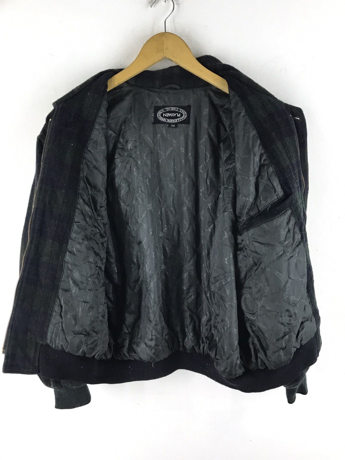 Japanese Brand PLAYMEN CASUAL Wool bomber jacket Size US M / EU 48-50 / 2 - 8 Thumbnail
