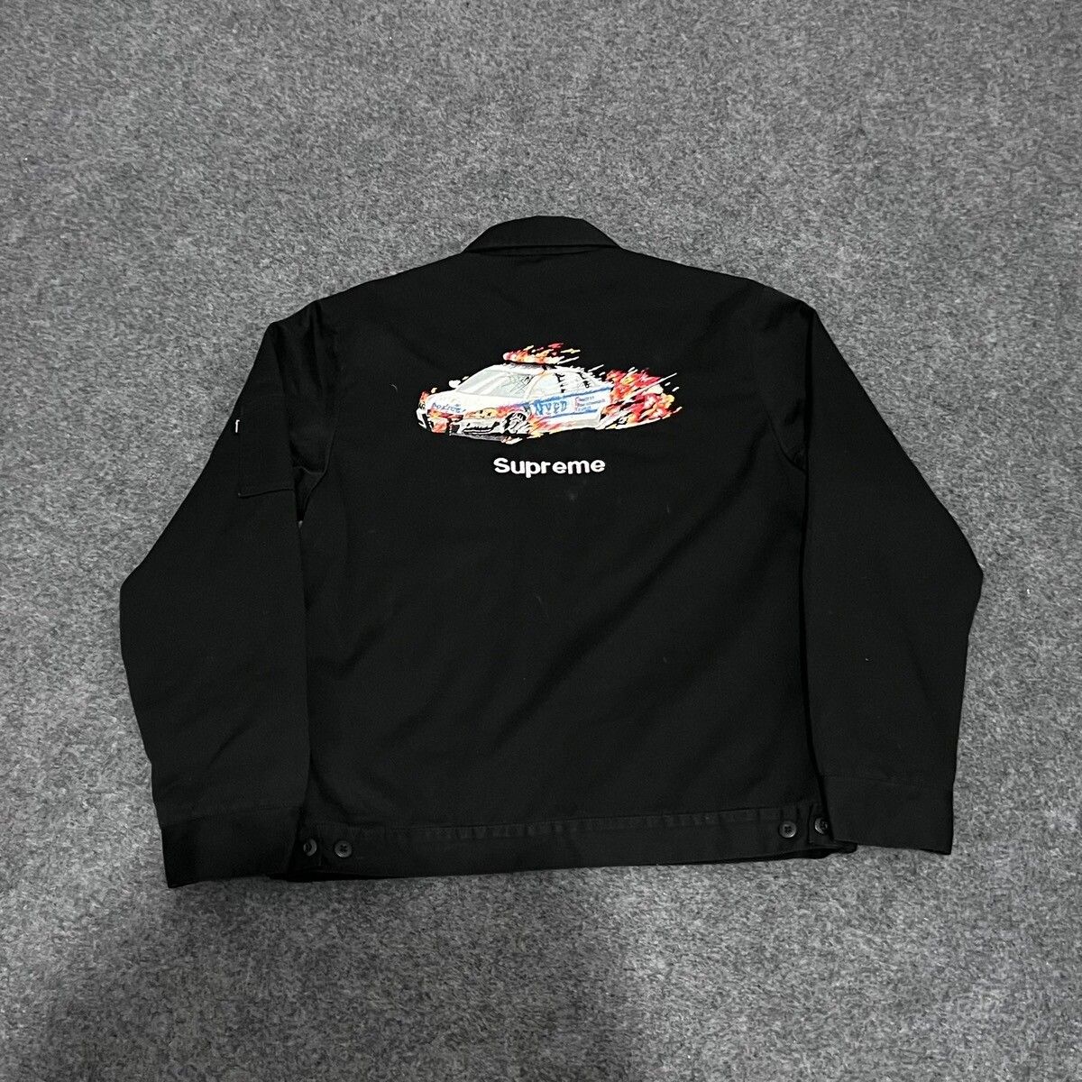 outlet here Supreme Cop Car Embroidered Work Jacket | www.fcbsudan.com
