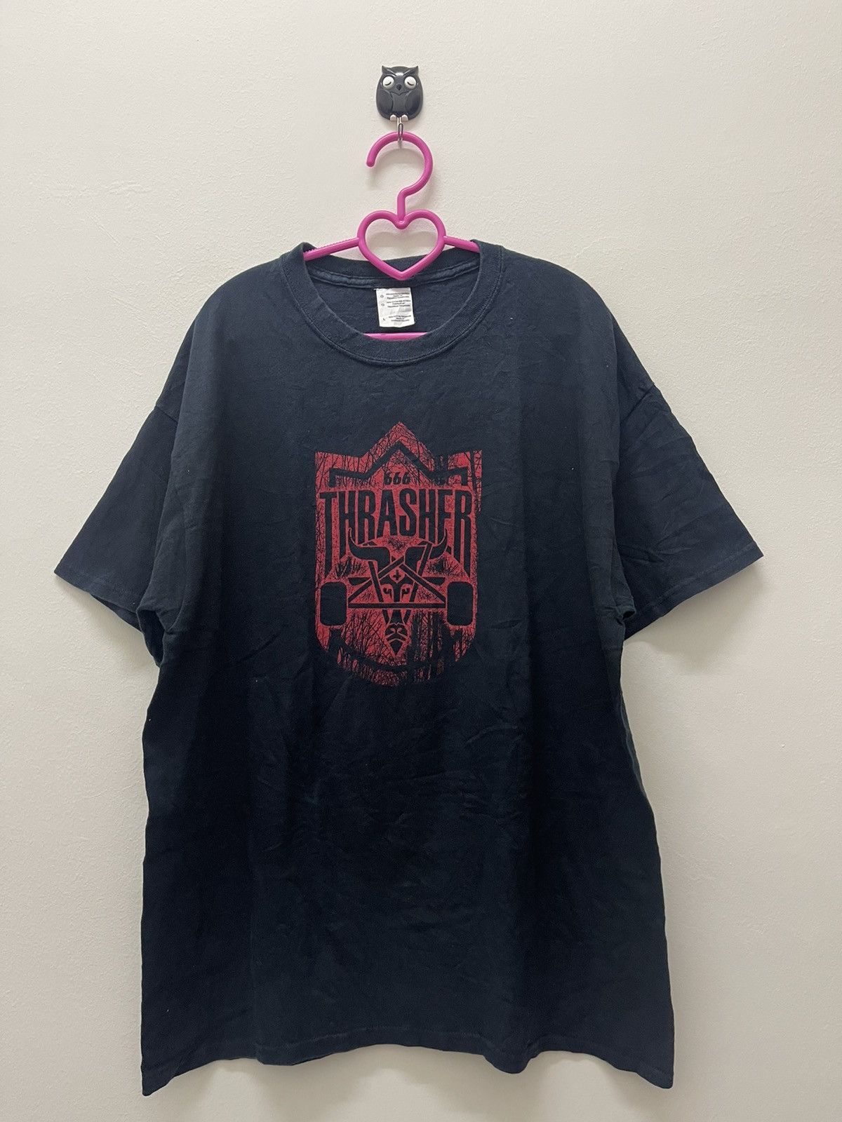 Thrasher Rare THRASHER 666 Tee Size US L / EU 52-54 / 3 - 1 Thumbnail