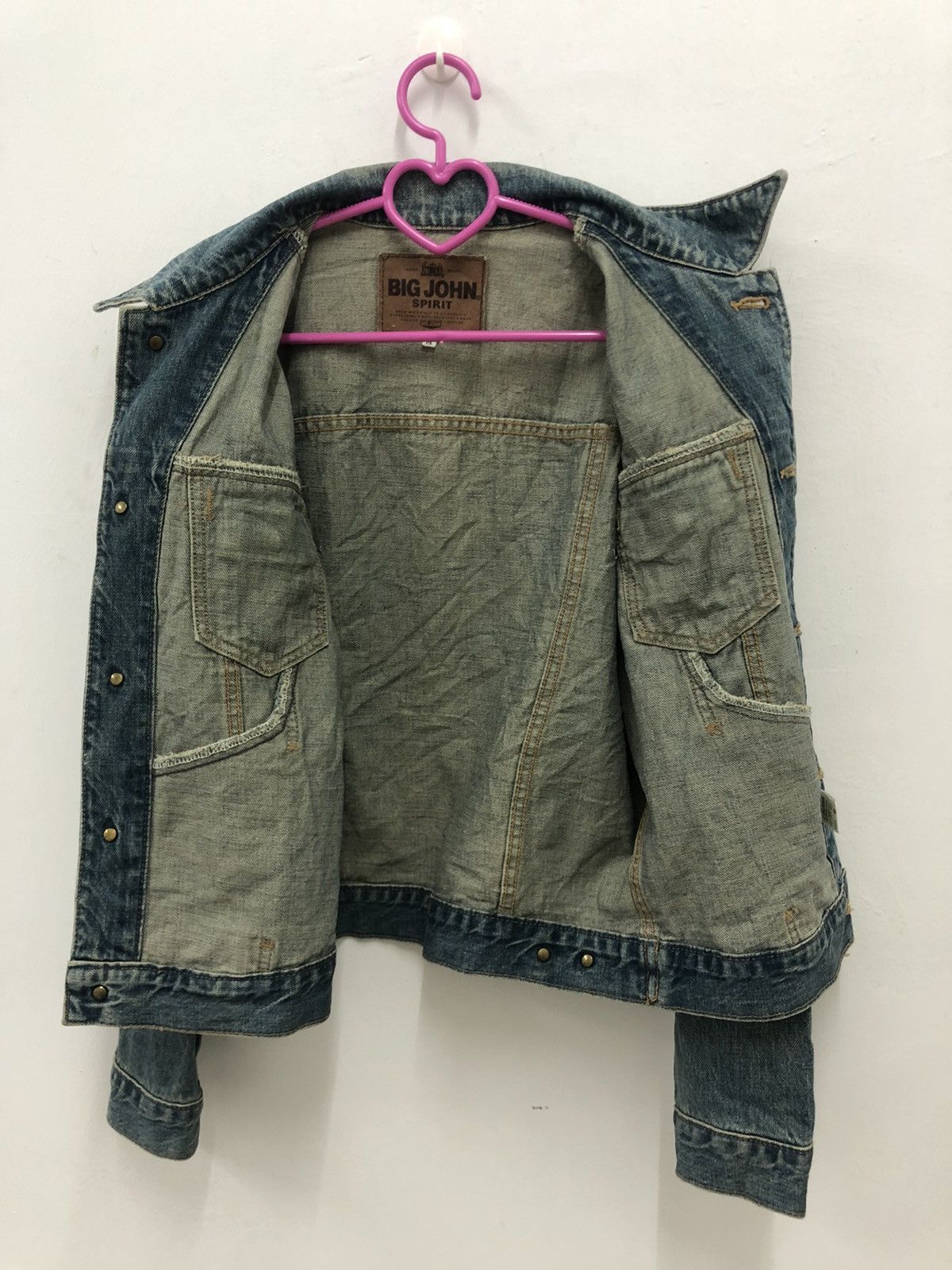 Big John Rare Vintage BIG JOHN Scovill Jeans Denim Jacket Size US M / EU 48-50 / 2 - 6 Thumbnail