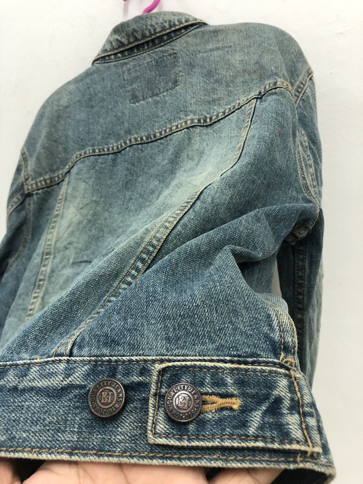 Big John Rare Vintage BIG JOHN Scovill Jeans Denim Jacket Size US M / EU 48-50 / 2 - 11 Thumbnail