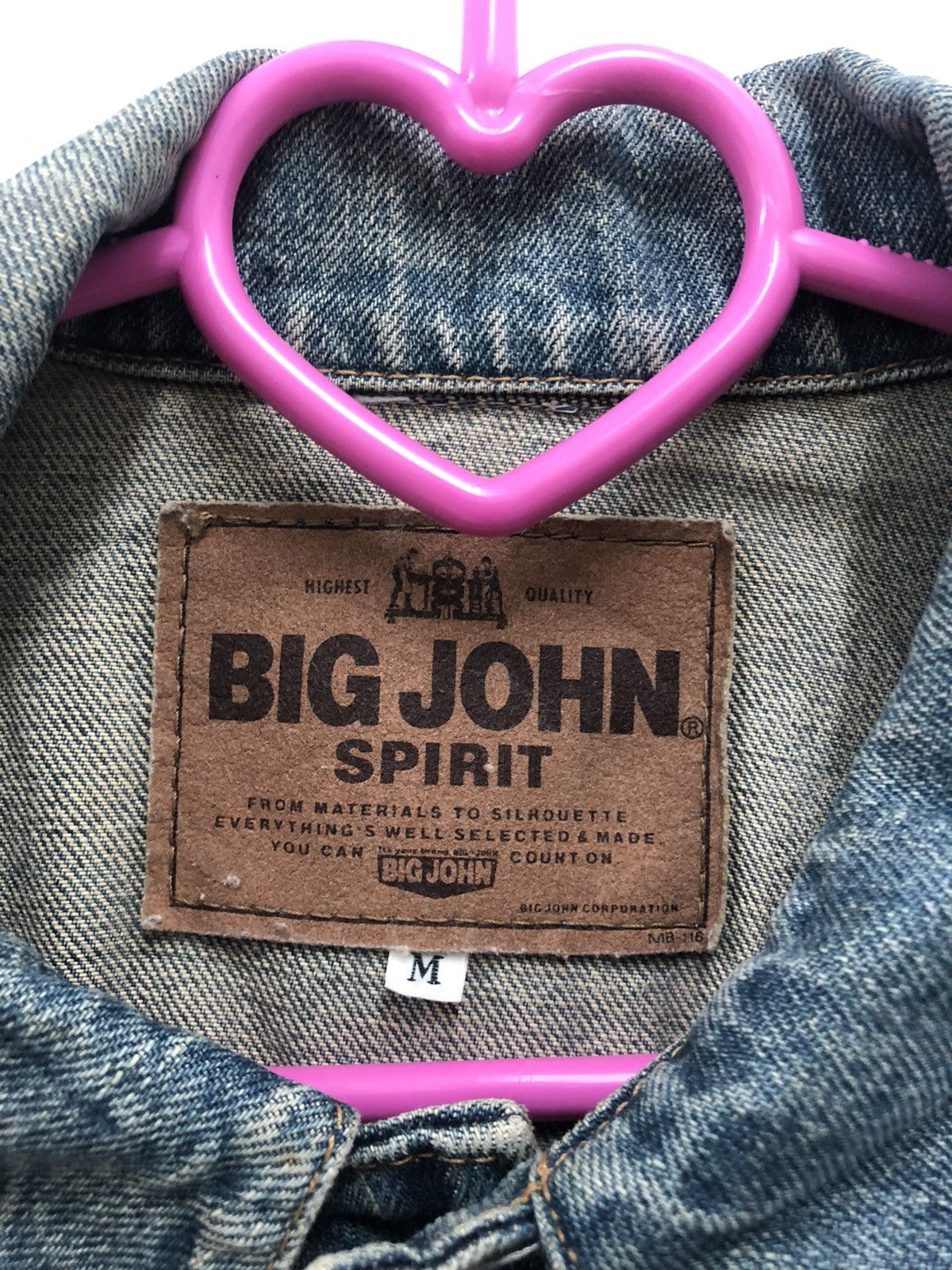 Big John Rare Vintage BIG JOHN Scovill Jeans Denim Jacket Size US M / EU 48-50 / 2 - 5 Thumbnail