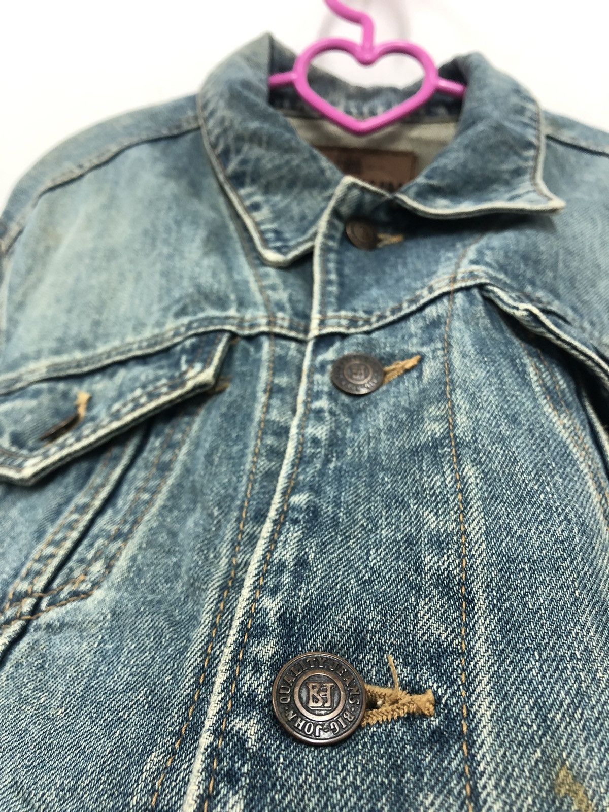 Big John Rare Vintage BIG JOHN Scovill Jeans Denim Jacket Size US M / EU 48-50 / 2 - 3 Thumbnail