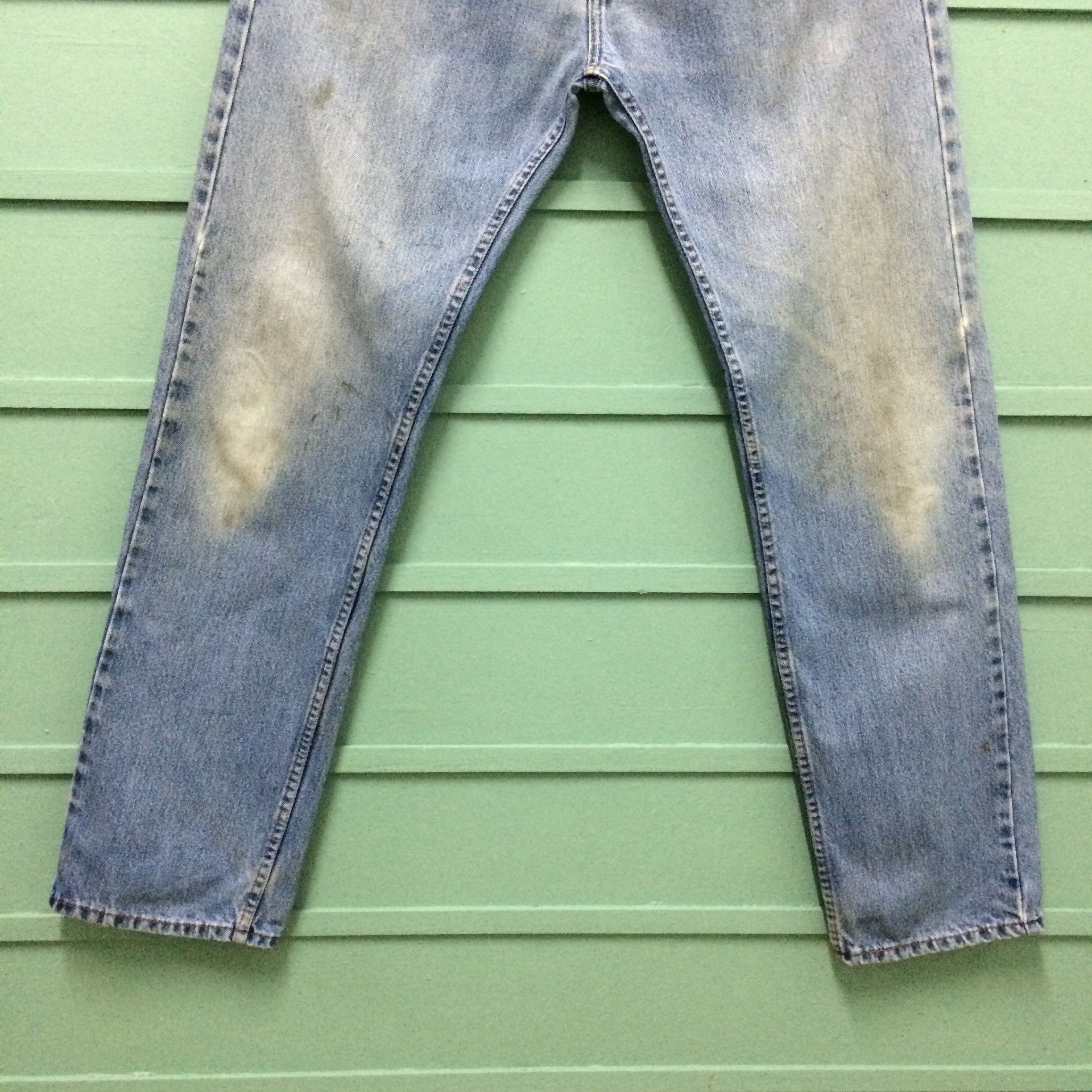 Levi's × Vintage Vintage Distressed Levis 505 Jeans #B-159 Size US 35 - 4 Thumbnail