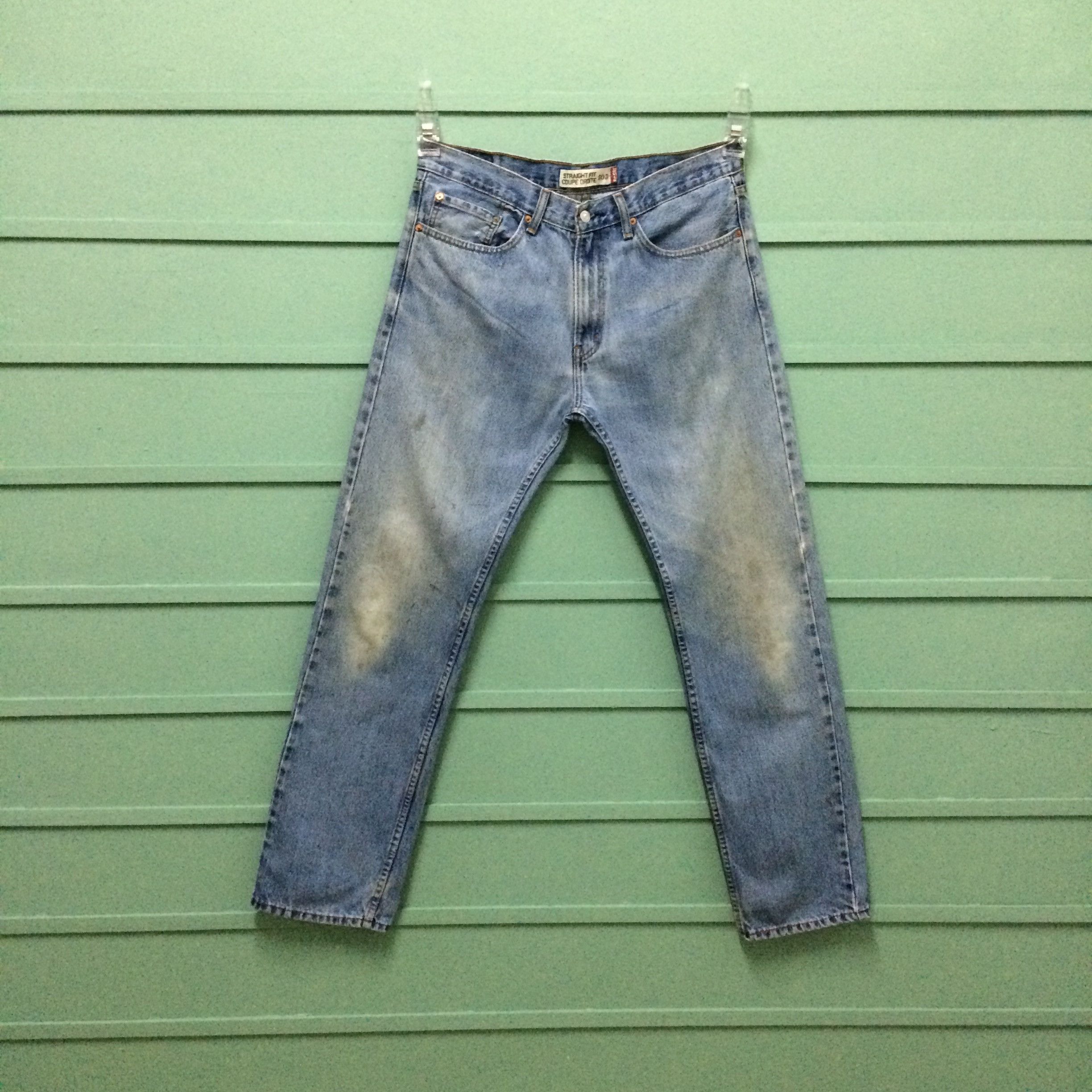 Levi's × Vintage Vintage Distressed Levis 505 Jeans #B-159 Size US 35 - 3 Thumbnail