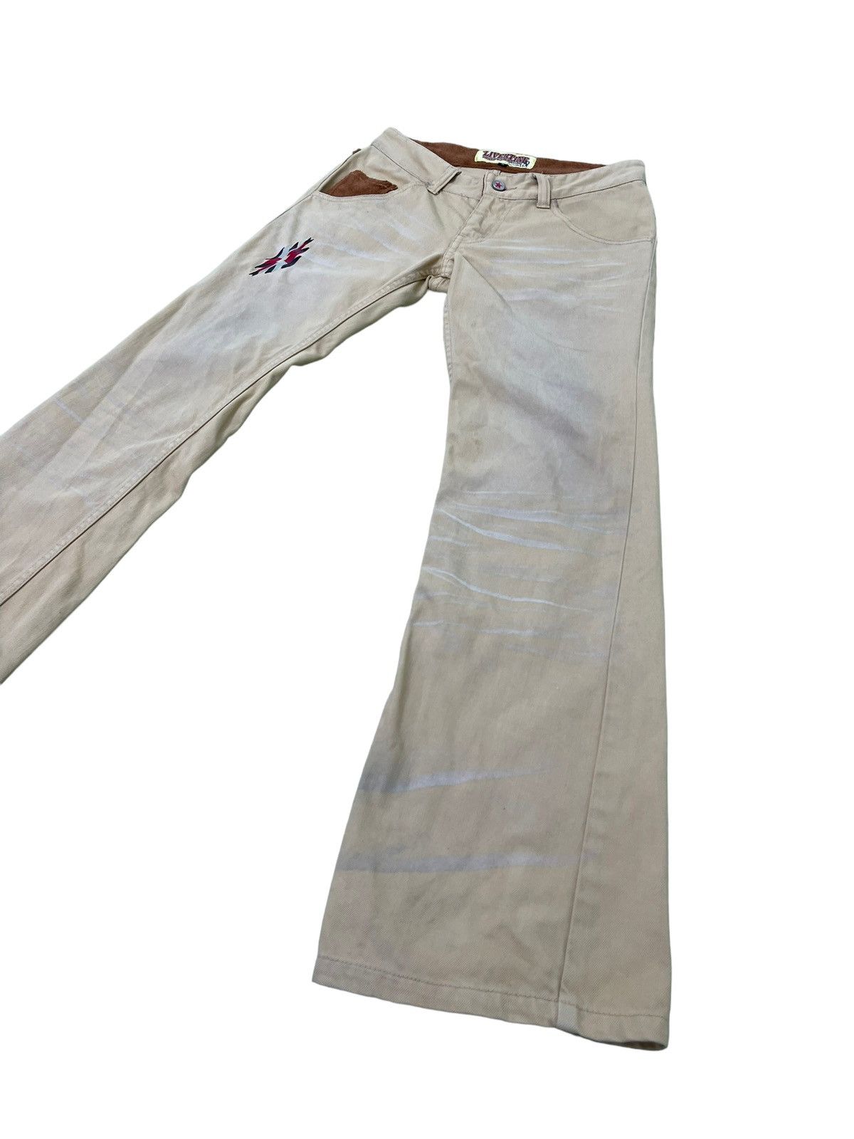 Japanese Brand Flare Jeans Livertine Native Ortega Low Rise Boot Cut 5🟦4 Size US 28 / EU 44 - 12 Thumbnail