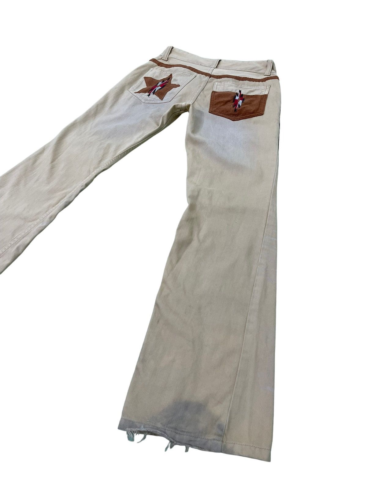 Japanese Brand Flare Jeans Livertine Native Ortega Low Rise Boot Cut 5🟦4 Size US 28 / EU 44 - 3 Thumbnail