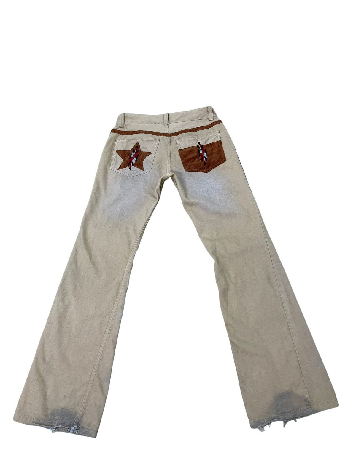 Japanese Brand Flare Jeans Livertine Native Ortega Low Rise Boot Cut 5🟦4 Size US 28 / EU 44 - 2 Thumbnail