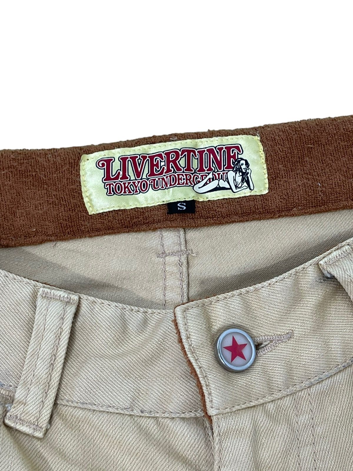 Japanese Brand Flare Jeans Livertine Native Ortega Low Rise Boot Cut 5🟦4 Size US 28 / EU 44 - 20 Thumbnail