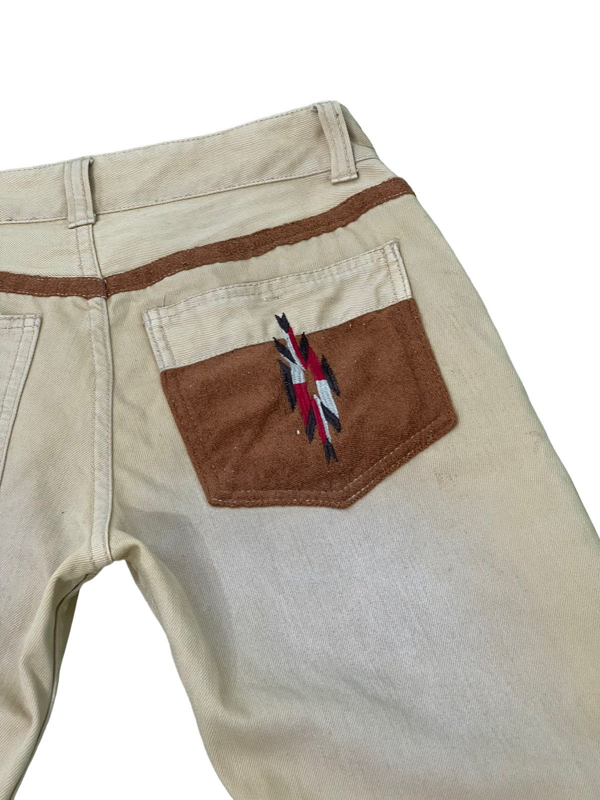 Japanese Brand Flare Jeans Livertine Native Ortega Low Rise Boot Cut 5🟦4 Size US 28 / EU 44 - 9 Thumbnail