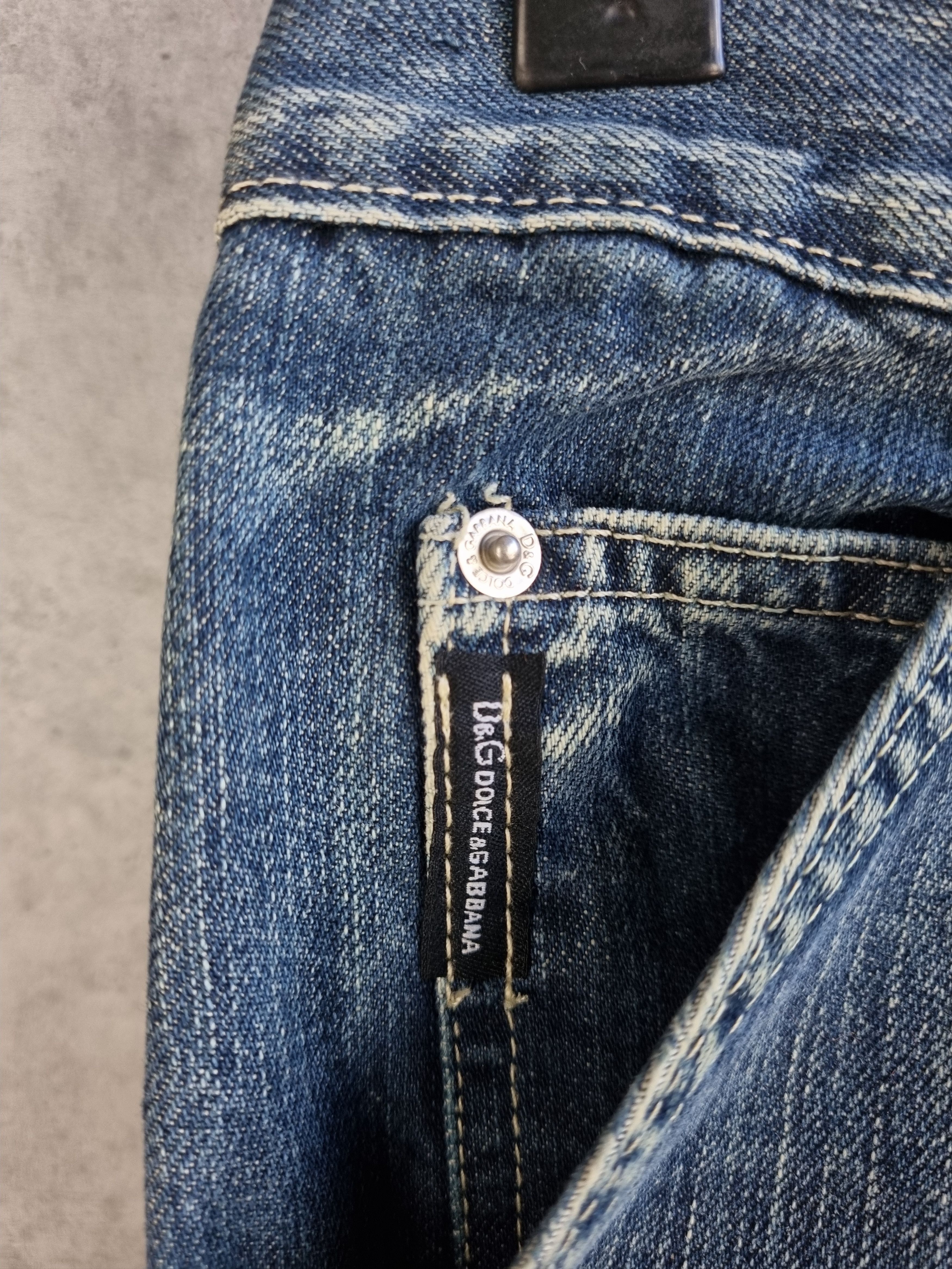 Dolce & Gabbana Double Knees D&G Bg Logo Denim Jeans Size US 33 - 12 Thumbnail