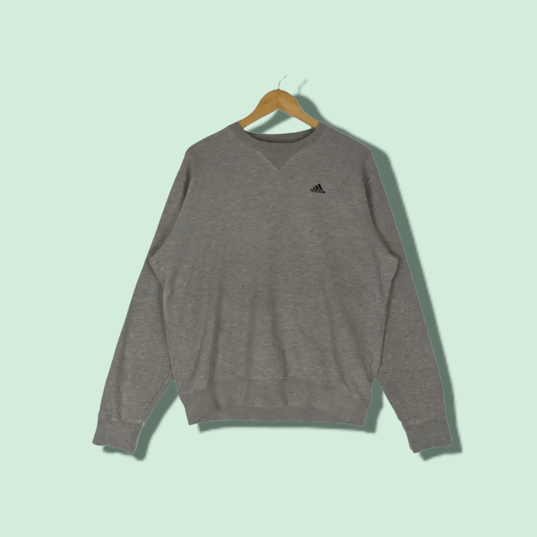 Adidas × Vintage Vintage ADIDAS Small Logo Jumper Sweatshirt Size US L / EU 52-54 / 3 - 1 Thumbnail