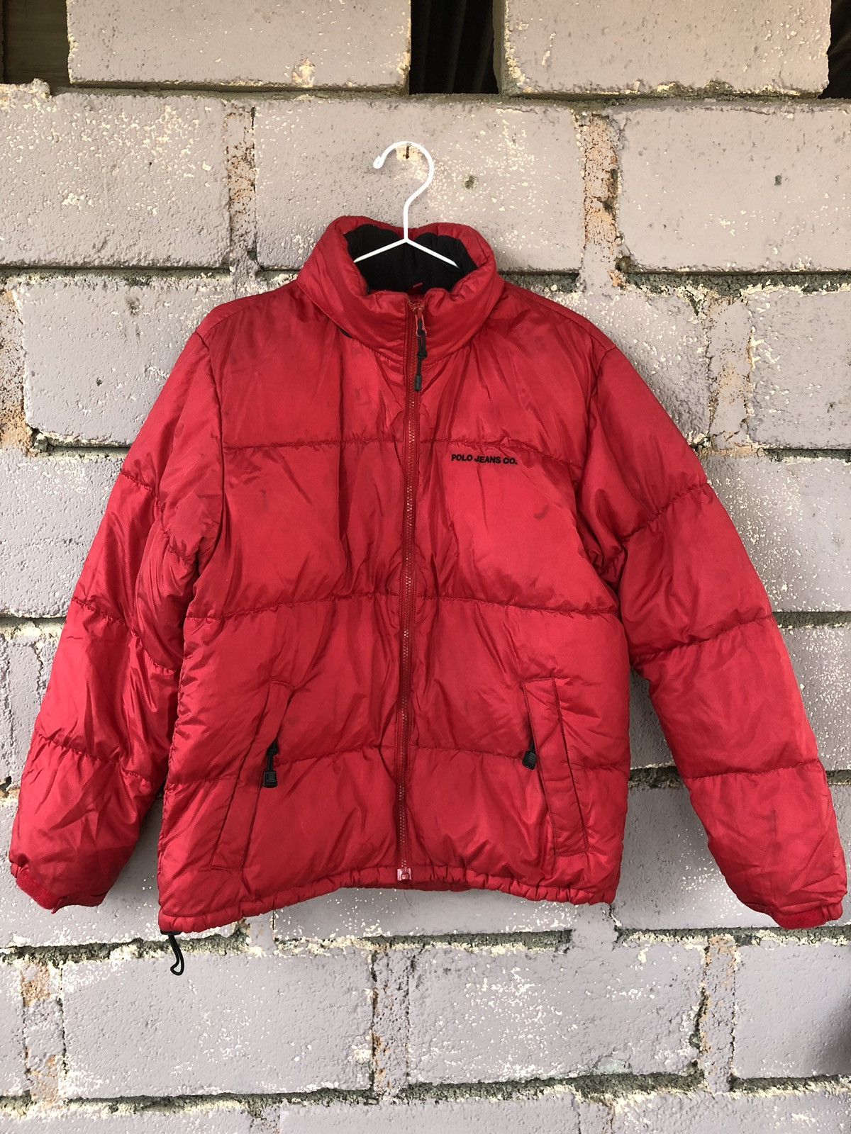 Polo Ralph Lauren Rare Polo Jeans Company Ralph Lauren Red Puffer Jacket Size US L / EU 52-54 / 3 - 1 Thumbnail