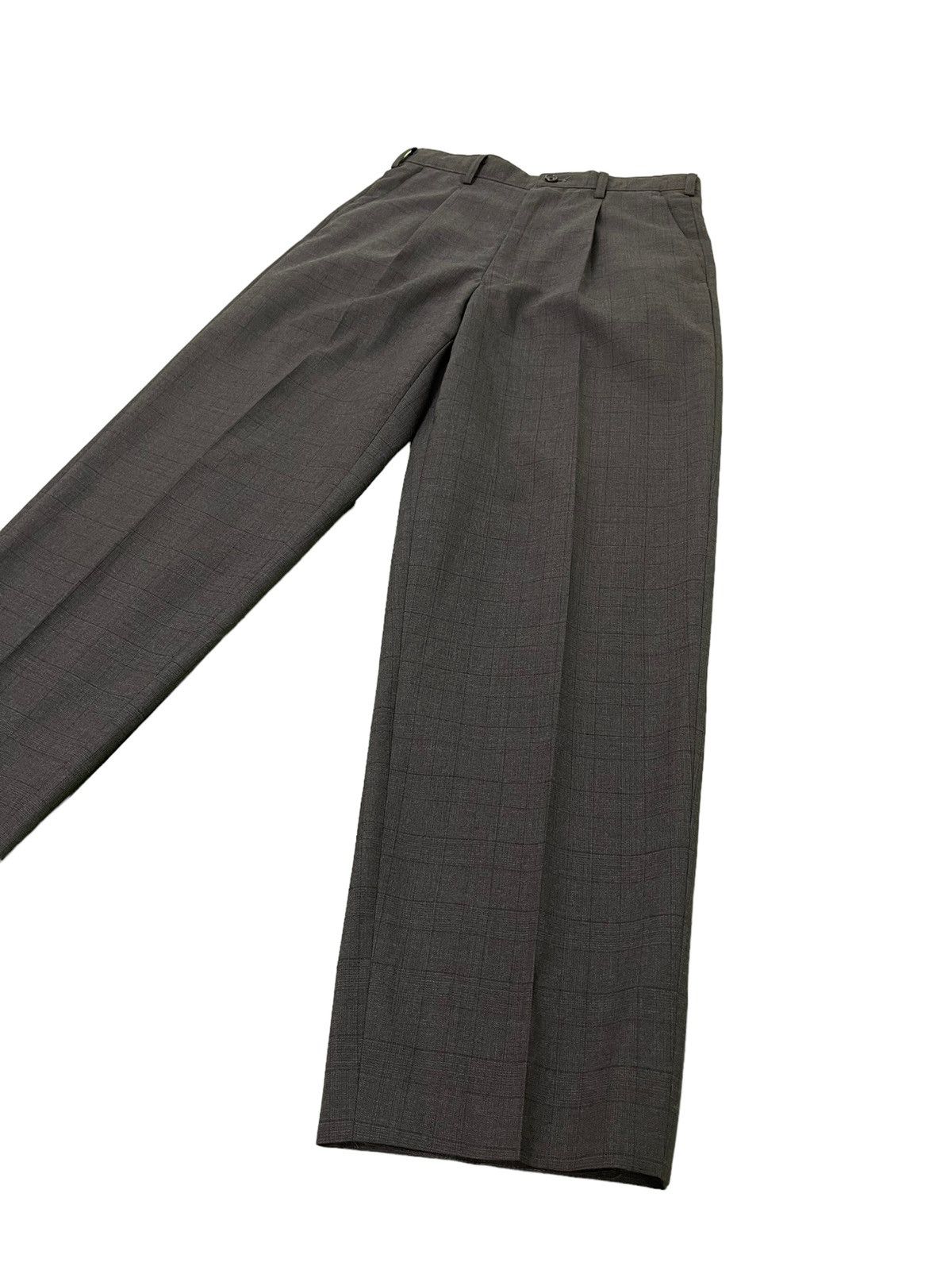 Vintage Vtg 90s Wool Trouser Y’s for Mens Wide Tapered Yohji 5🟦4 Size US 29 - 4 Thumbnail