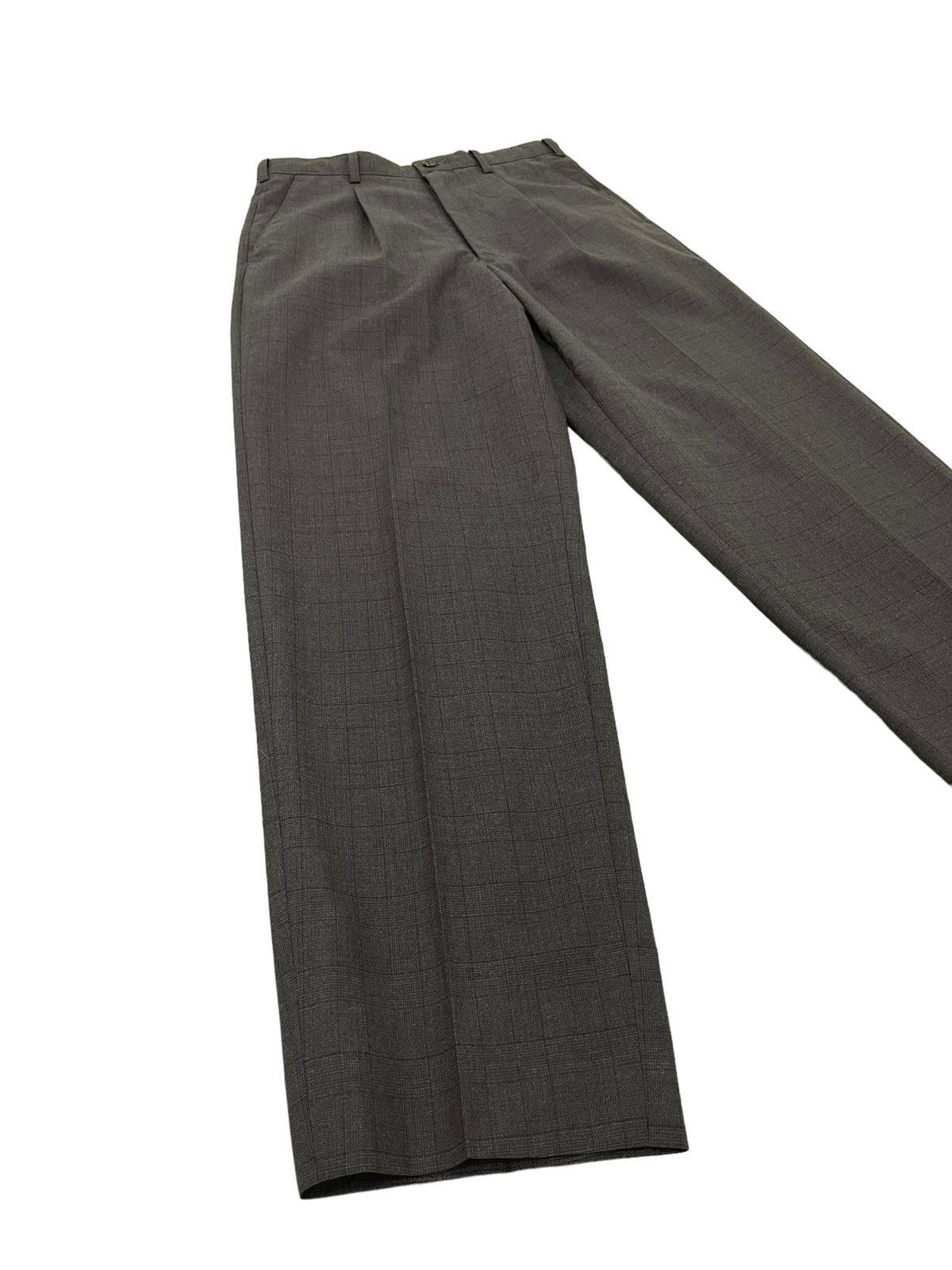 Vintage Vtg 90s Wool Trouser Y’s for Mens Wide Tapered Yohji 5🟦4 Size US 29 - 3 Thumbnail