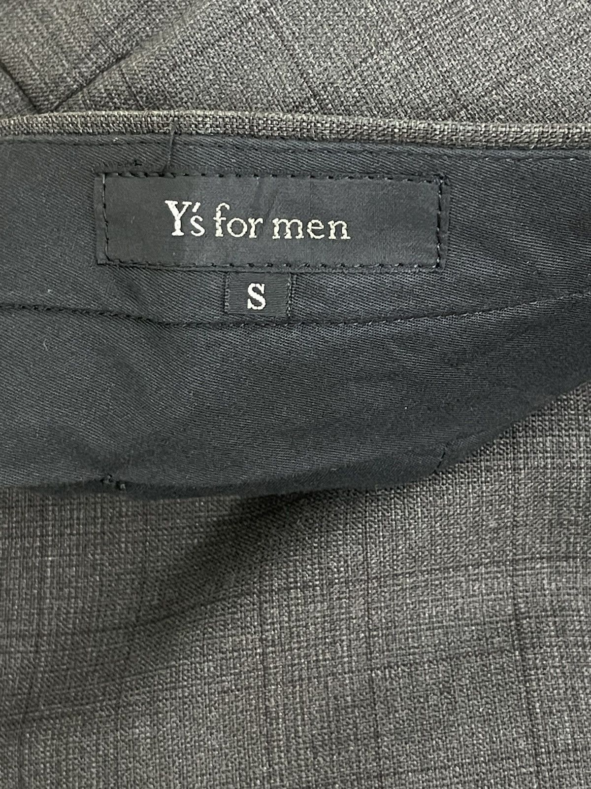Vintage Vtg 90s Wool Trouser Y’s for Mens Wide Tapered Yohji 5🟦4 Size US 29 - 20 Thumbnail