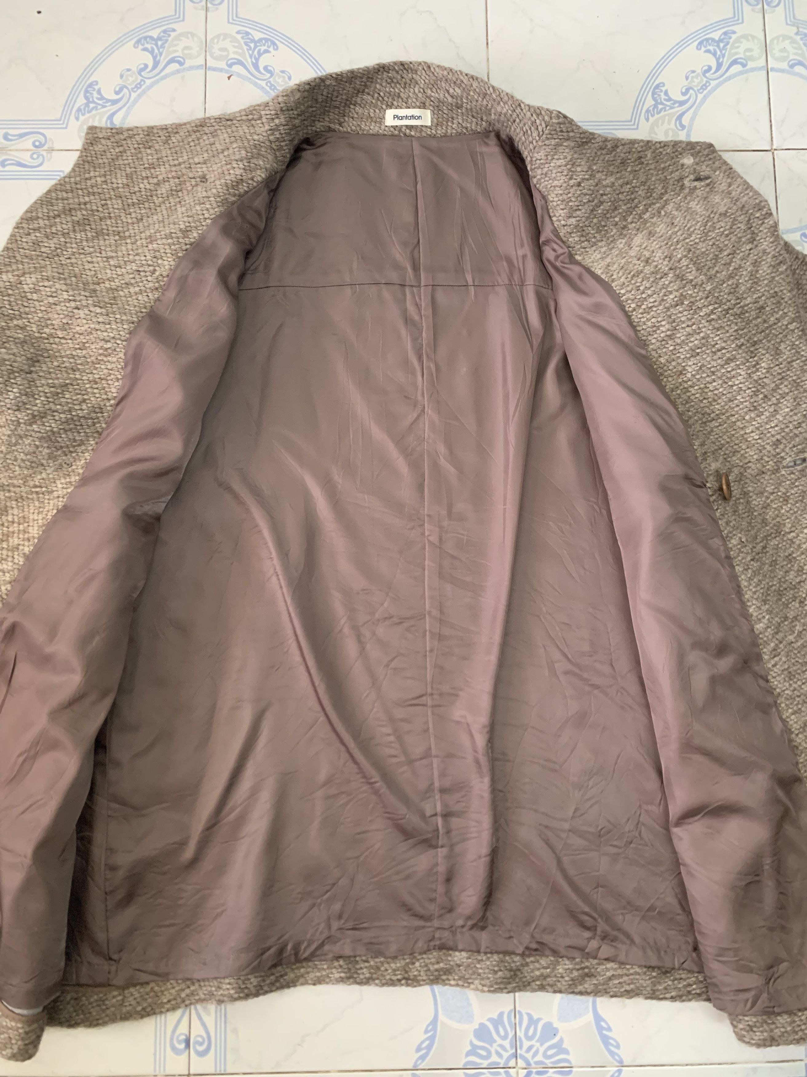 Issey Miyake Vtg Plantation by Issey Miyake Wool Hairy Like Coat Jacket Size US M / EU 48-50 / 2 - 18 Thumbnail