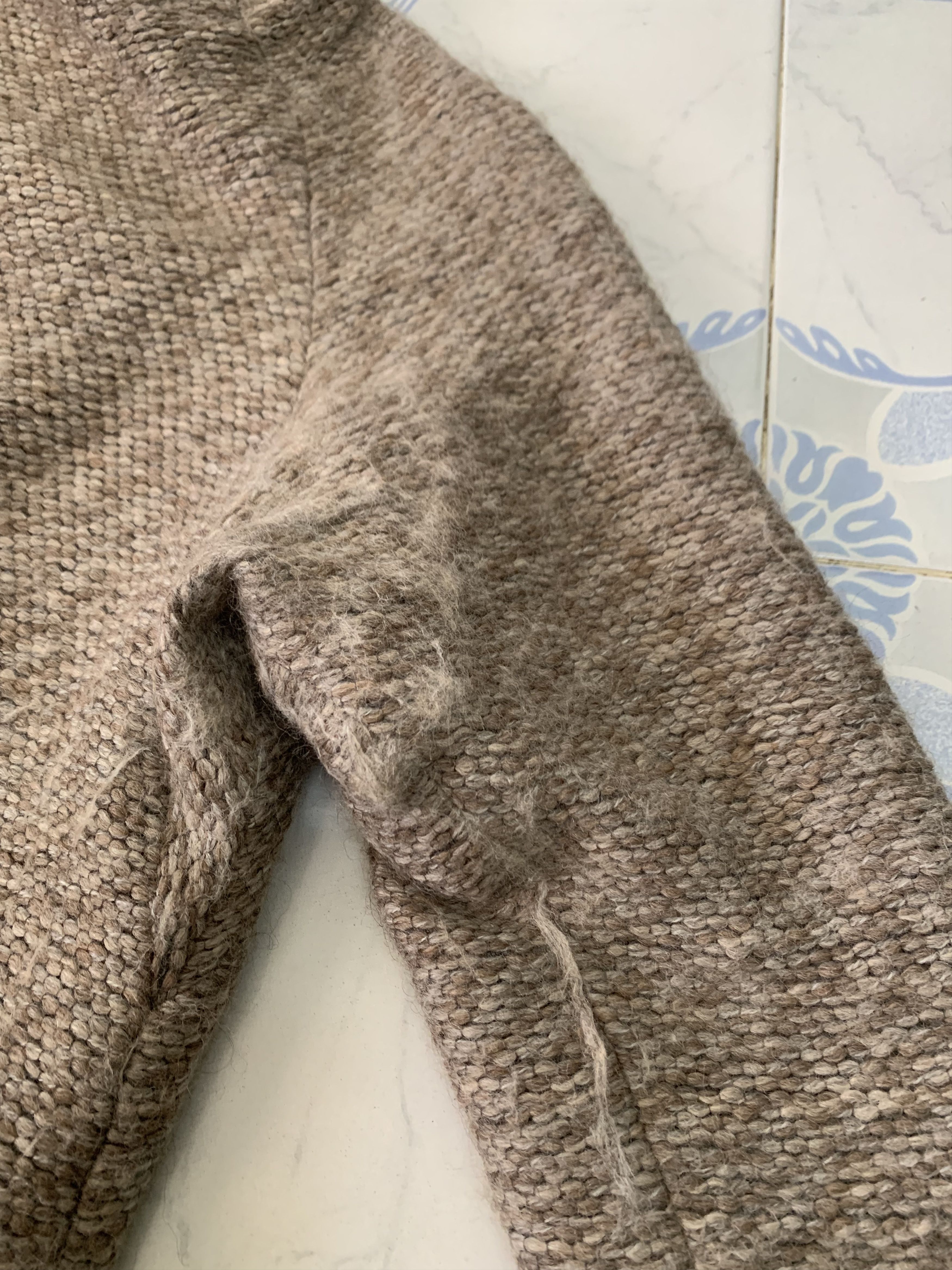 Issey Miyake Vtg Plantation by Issey Miyake Wool Hairy Like Coat Jacket Size US M / EU 48-50 / 2 - 9 Thumbnail