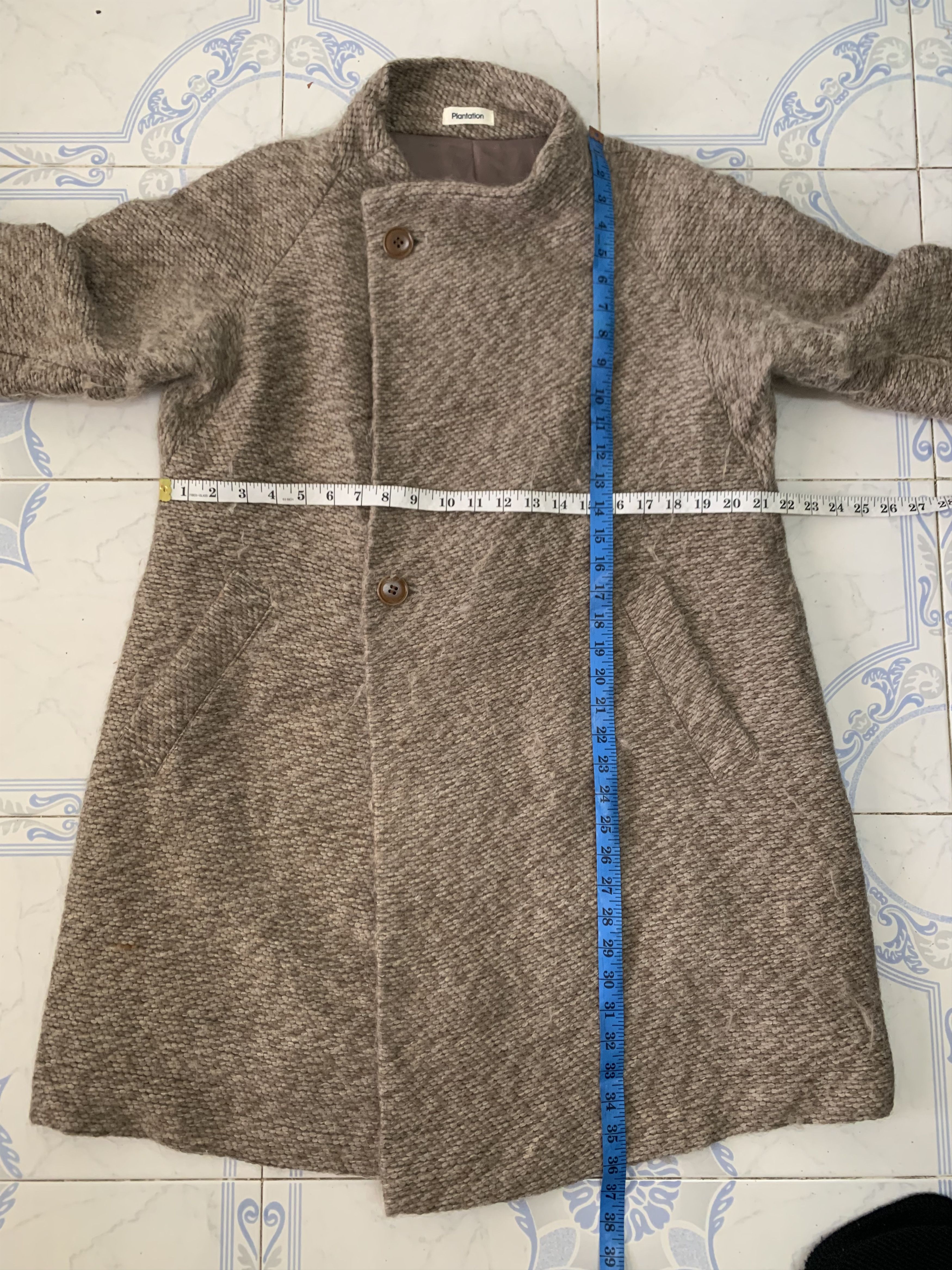 Issey Miyake Vtg Plantation by Issey Miyake Wool Hairy Like Coat Jacket Size US M / EU 48-50 / 2 - 22 Thumbnail