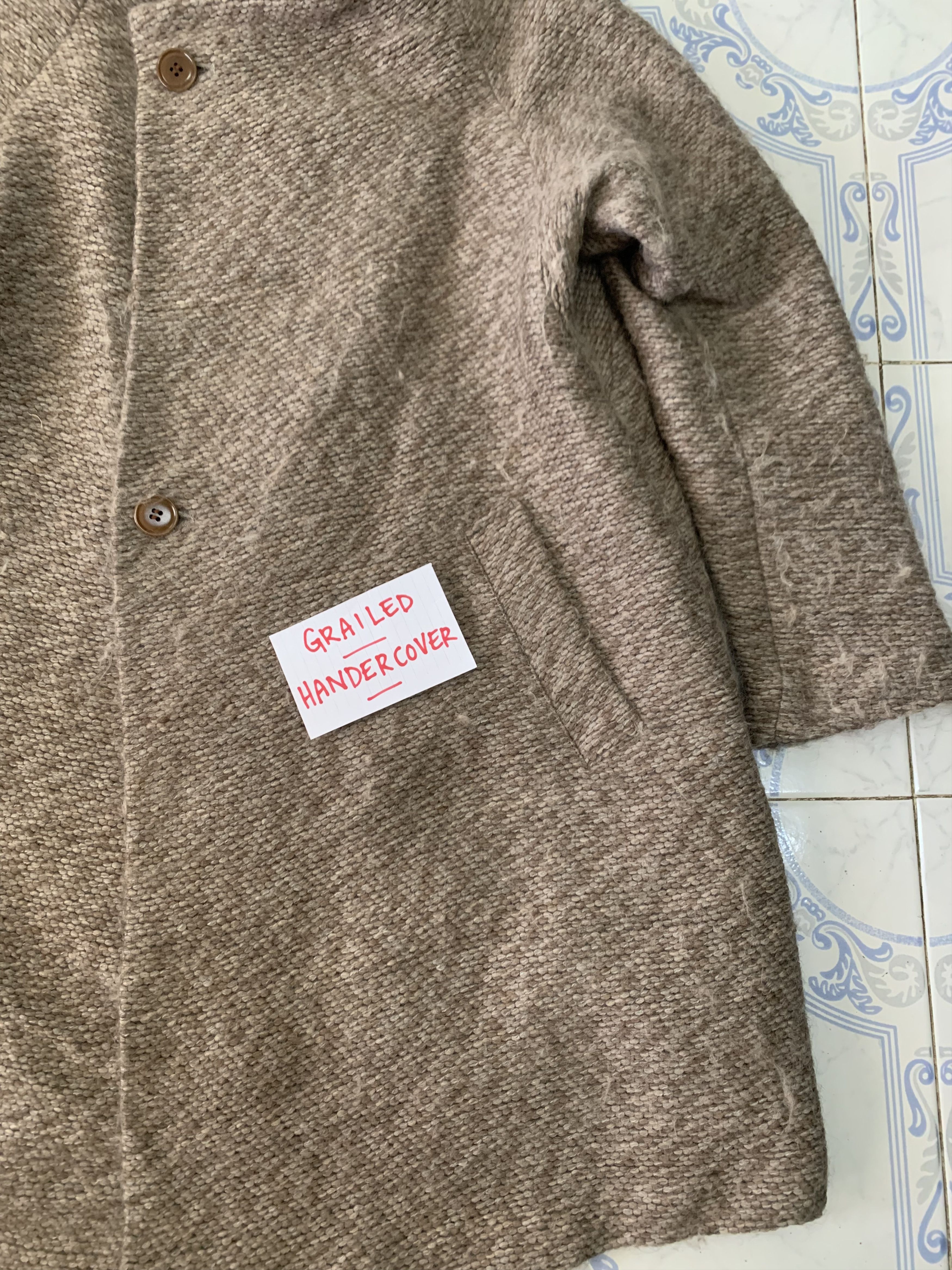 Issey Miyake Vtg Plantation by Issey Miyake Wool Hairy Like Coat Jacket Size US M / EU 48-50 / 2 - 6 Thumbnail