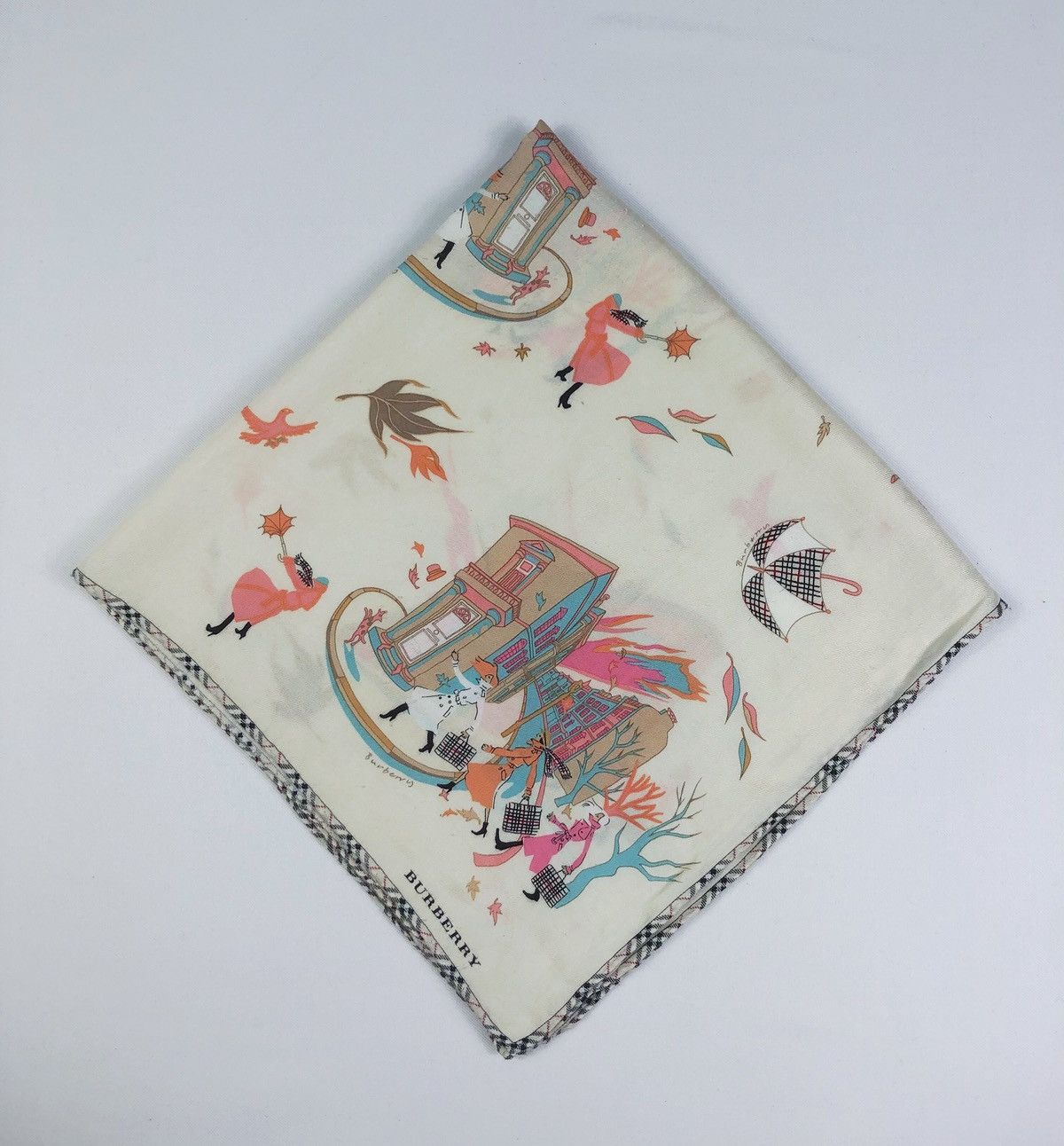 image of Burberry Bandana Handkerchief in Cream, Men's
