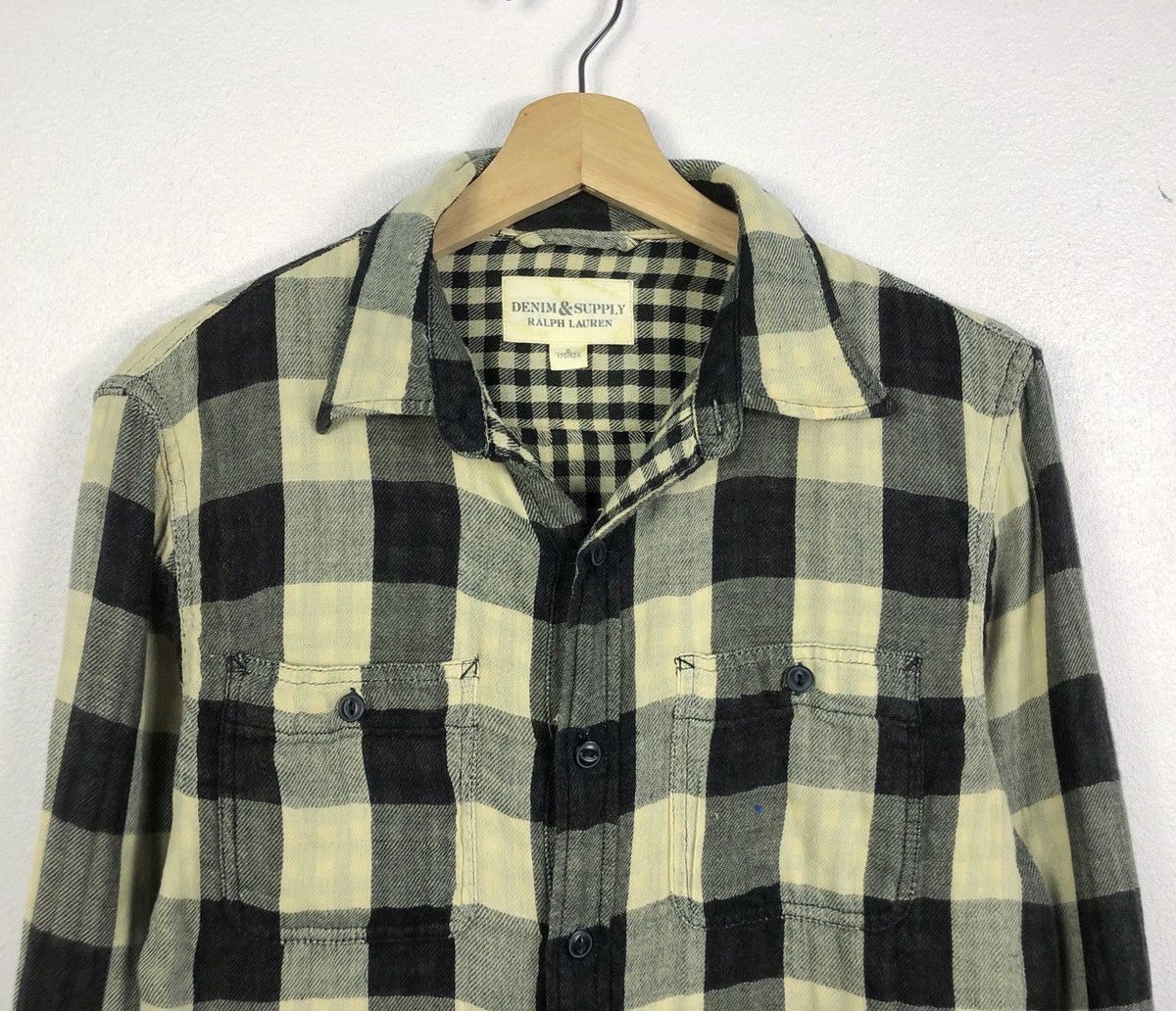 Denim & Supply Ralph Lauren Rare Denim And Supply Ralph Lauren Checkered Flannel Size US S / EU 44-46 / 1 - 2 Thumbnail