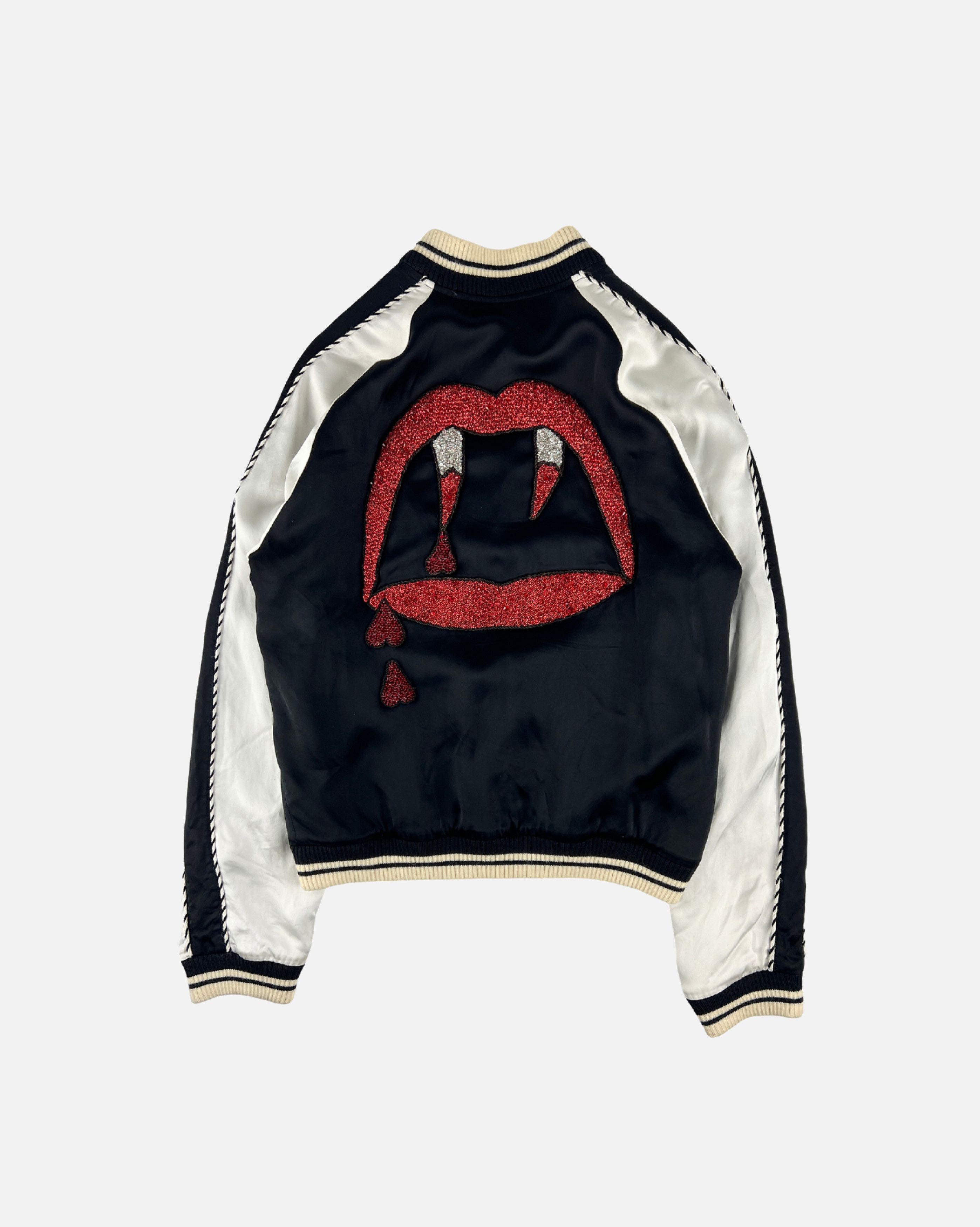 image of Saint Laurent Paris Saint Laurent Ss14 Bloodluster Bomber Jacket in Black, Men's (Size Medium)