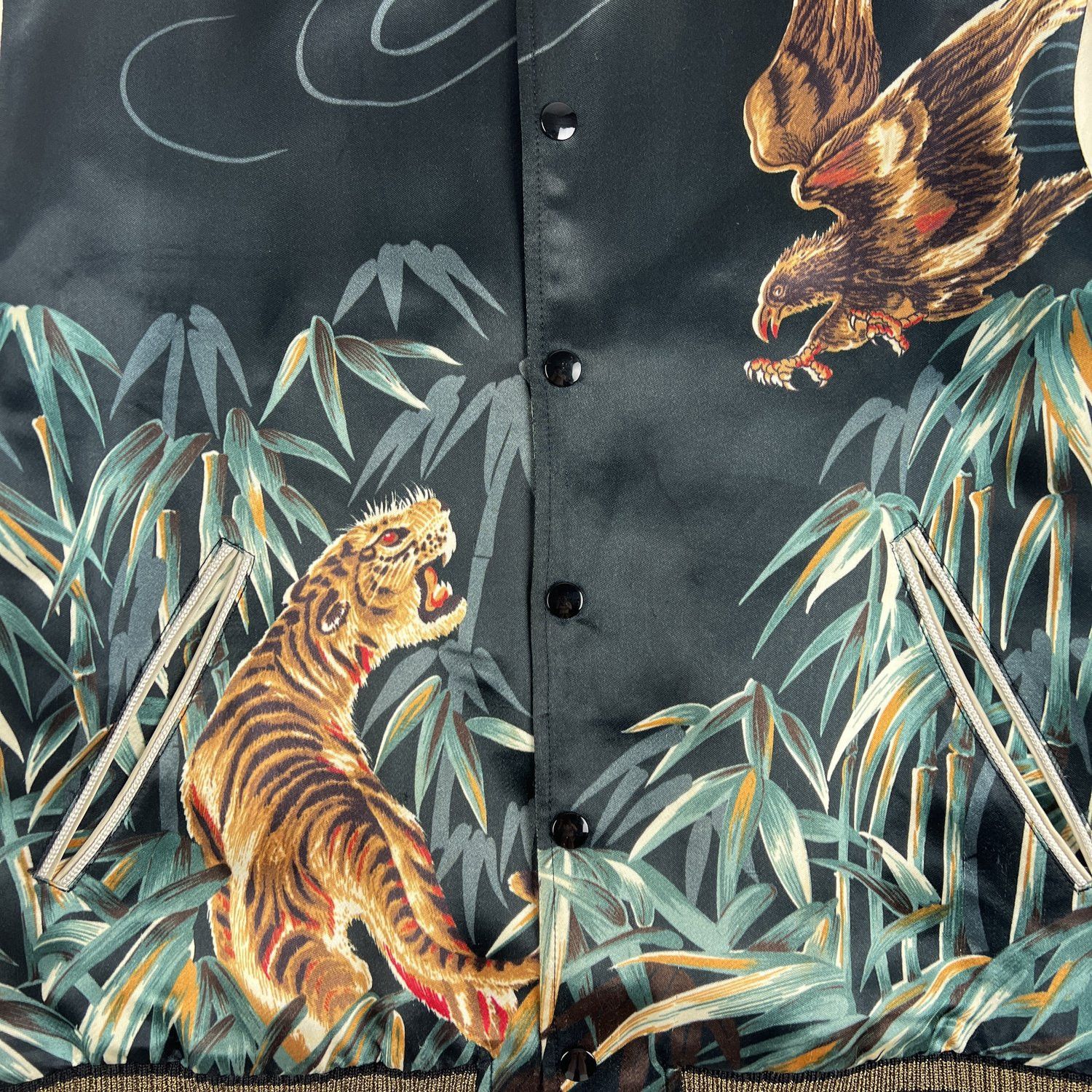 Saint Laurent Paris Saint Laurent SS16 Tiger & Eagle Jacket Size US M / EU 48-50 / 2 - 4 Thumbnail