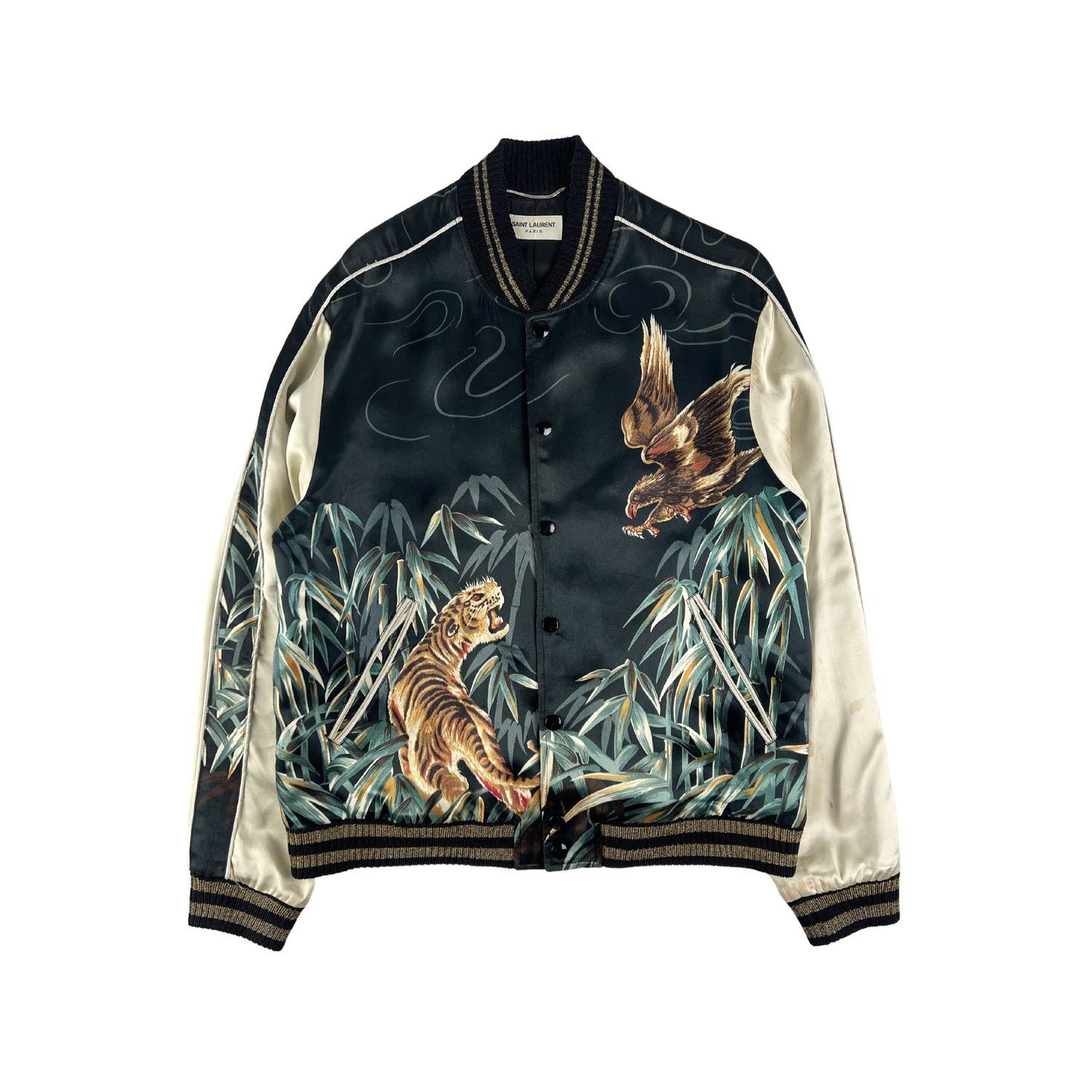 Saint Laurent Paris Saint Laurent SS16 Tiger & Eagle Jacket Size US M / EU 48-50 / 2 - 2 Thumbnail