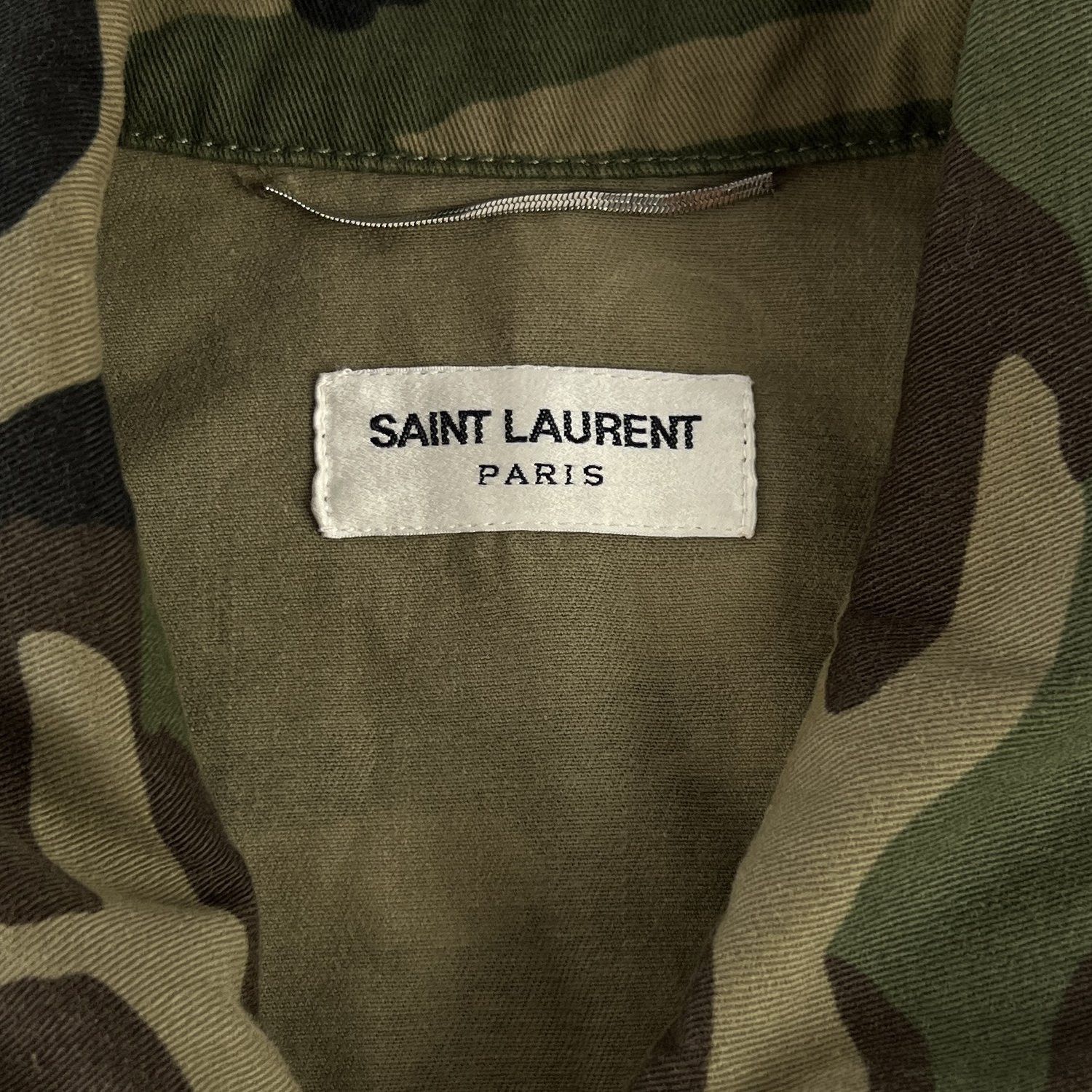 Saint Laurent Paris Saint Laurent SS15 Camo Field Jacket Size US M / EU 48-50 / 2 - 4 Thumbnail