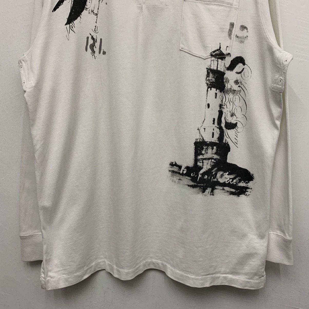 Polo Ralph Lauren × Rugby Ralph Lauren Vintage Polo Ralph Lauren Lighthouse Rugby Shirt Size US L / EU 52-54 / 3 - 4 Thumbnail