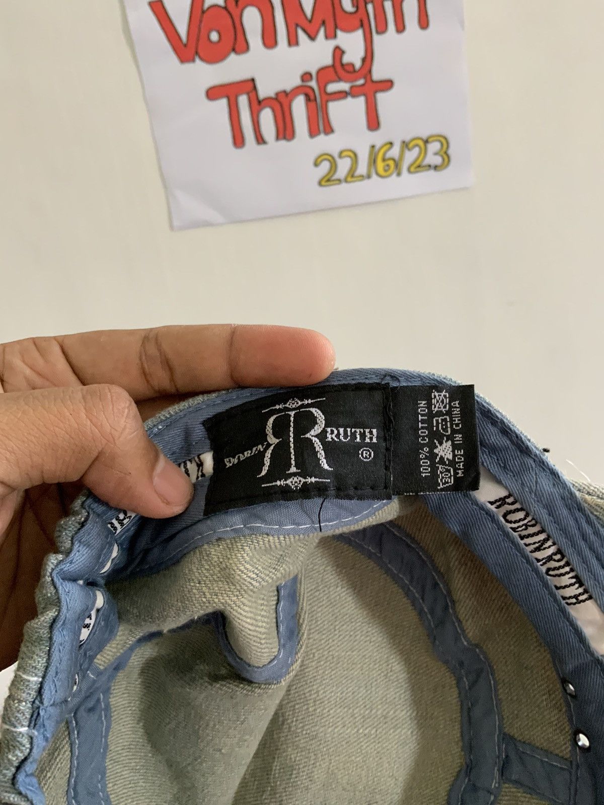 If Six Was Nine New York Time Square Distressed Hat Size ONE SIZE - 13 Thumbnail