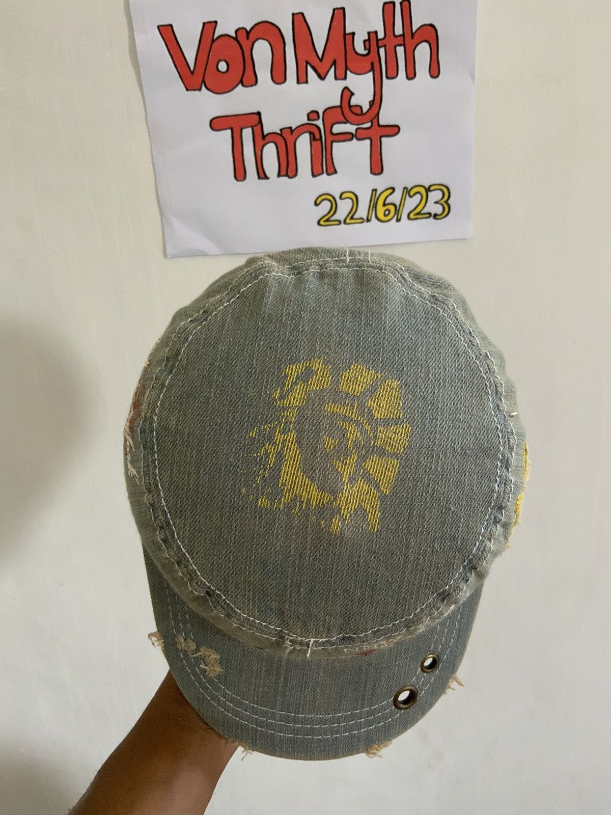 If Six Was Nine New York Time Square Distressed Hat Size ONE SIZE - 7 Thumbnail