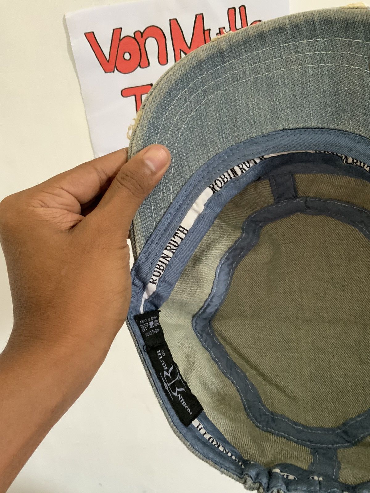 If Six Was Nine New York Time Square Distressed Hat Size ONE SIZE - 11 Thumbnail