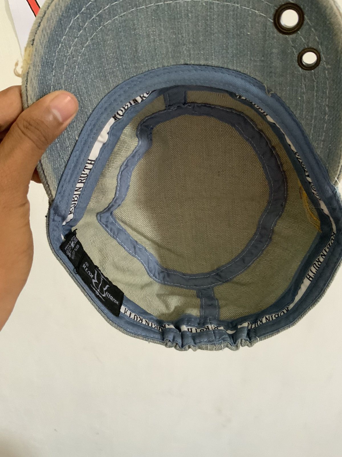 If Six Was Nine New York Time Square Distressed Hat Size ONE SIZE - 10 Thumbnail