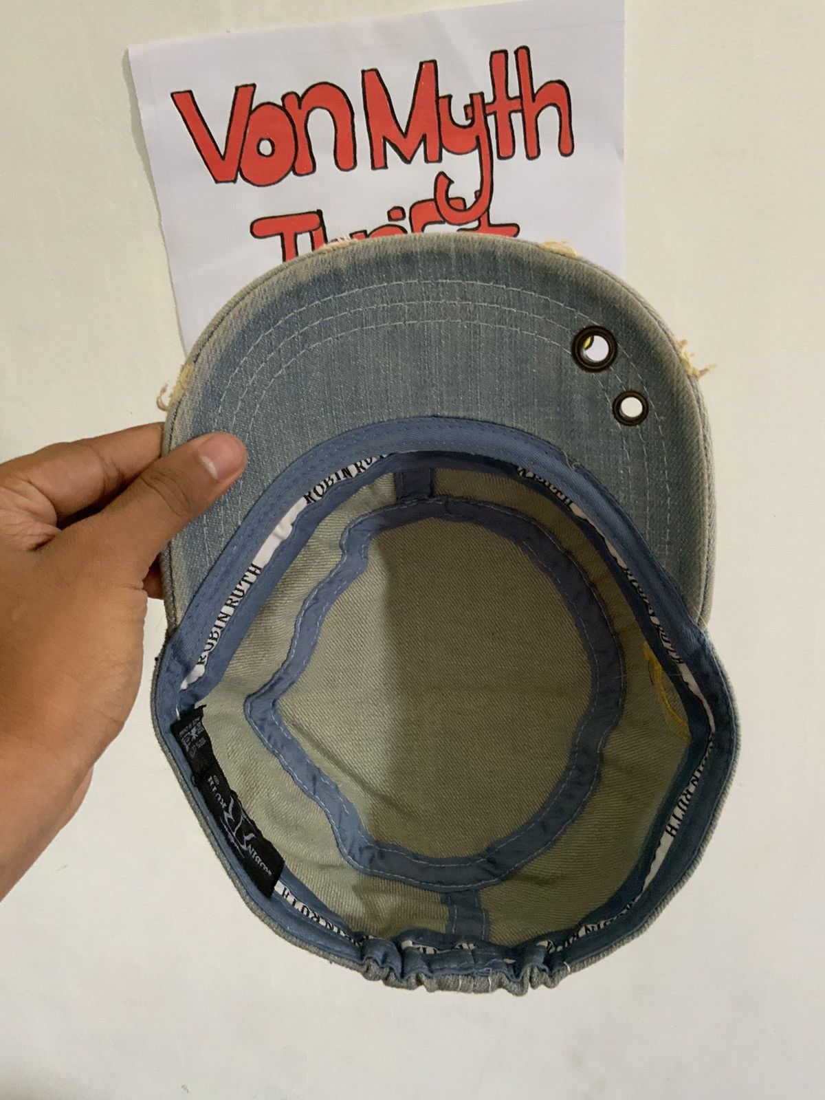 If Six Was Nine New York Time Square Distressed Hat Size ONE SIZE - 8 Thumbnail