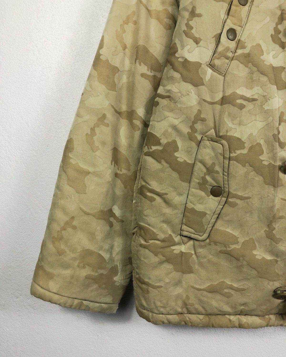 Japanese Brand Vintage Drug Store’s Piggy Camo Reversible Hoodie Jacket Size US M / EU 48-50 / 2 - 4 Thumbnail
