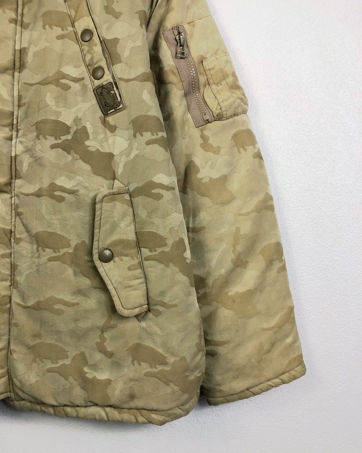 Japanese Brand Vintage Drug Store’s Piggy Camo Reversible Hoodie Jacket Size US M / EU 48-50 / 2 - 5 Thumbnail
