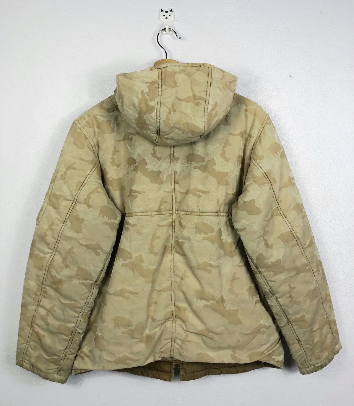 Japanese Brand Vintage Drug Store’s Piggy Camo Reversible Hoodie Jacket Size US M / EU 48-50 / 2 - 6 Thumbnail