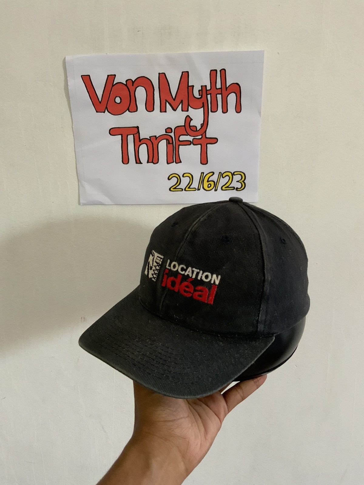 Japanese Brand Location Ideal Spellout Hat Size ONE SIZE - 1 Thumbnail