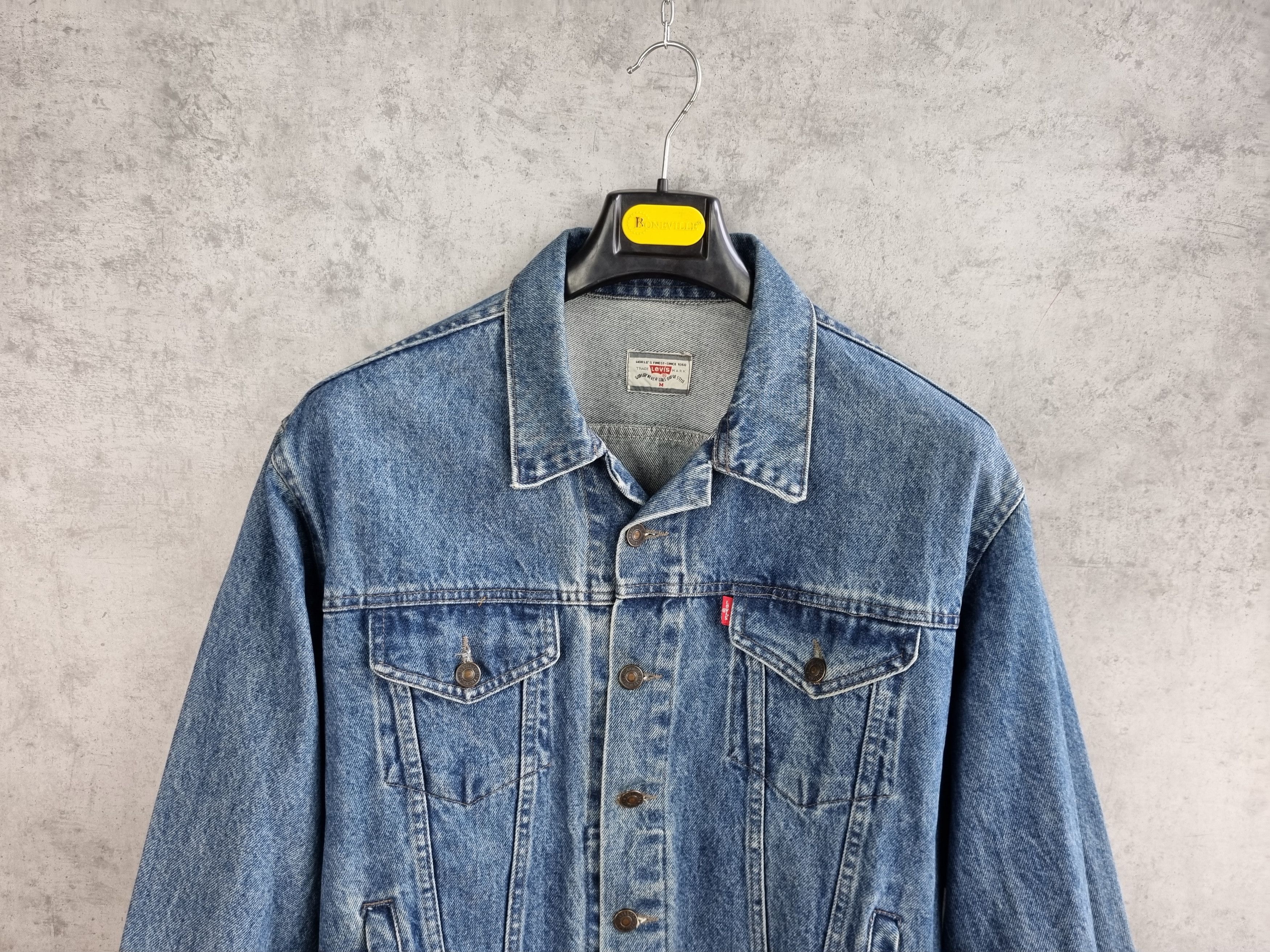 Levi's × Levi's Vintage Clothing 80s Vintage Faded Levis Denim Trucker Jacket Size US M / EU 48-50 / 2 - 3 Thumbnail