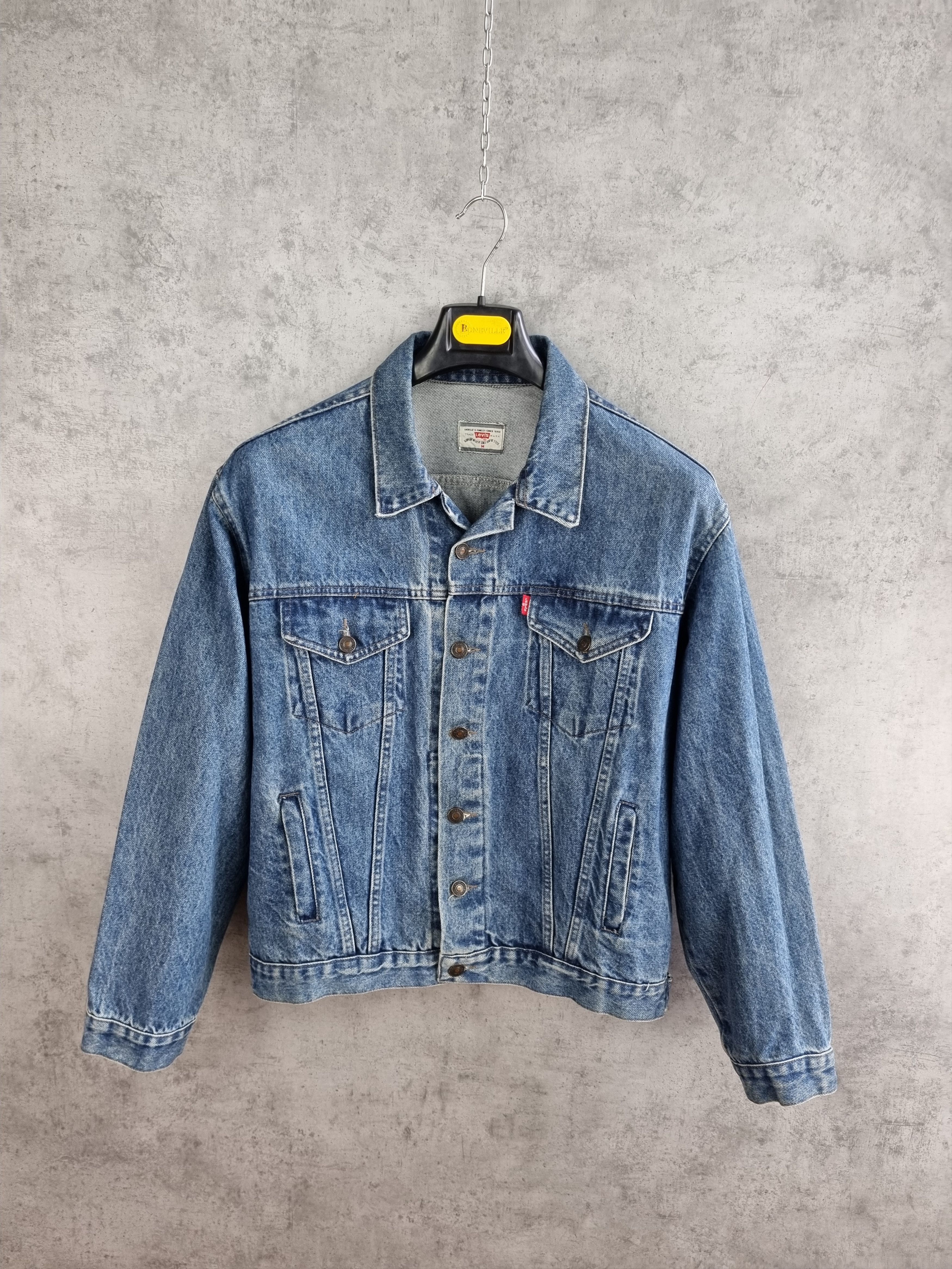 Levi's × Levi's Vintage Clothing 80s Vintage Faded Levis Denim Trucker Jacket Size US M / EU 48-50 / 2 - 2 Thumbnail